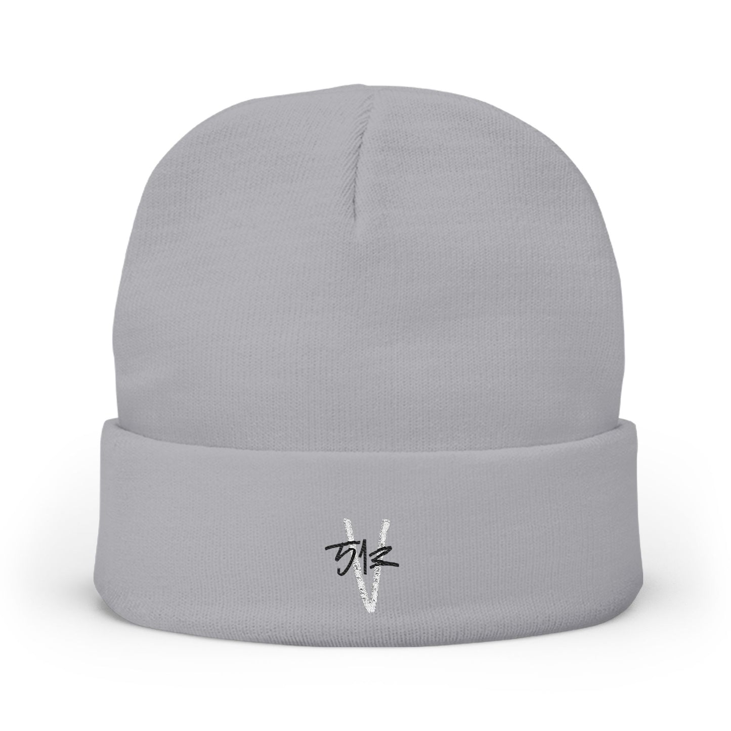 513 Vision Logo Stylish Knit Beanie with Custom Embroidery