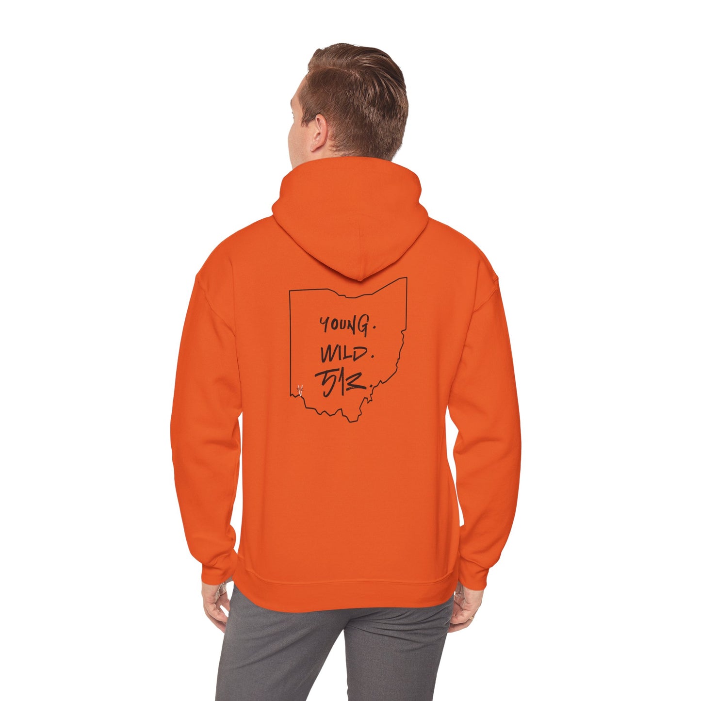 Men's 513 Vision Young. Wild. 513. Heavy Blend Hoodie