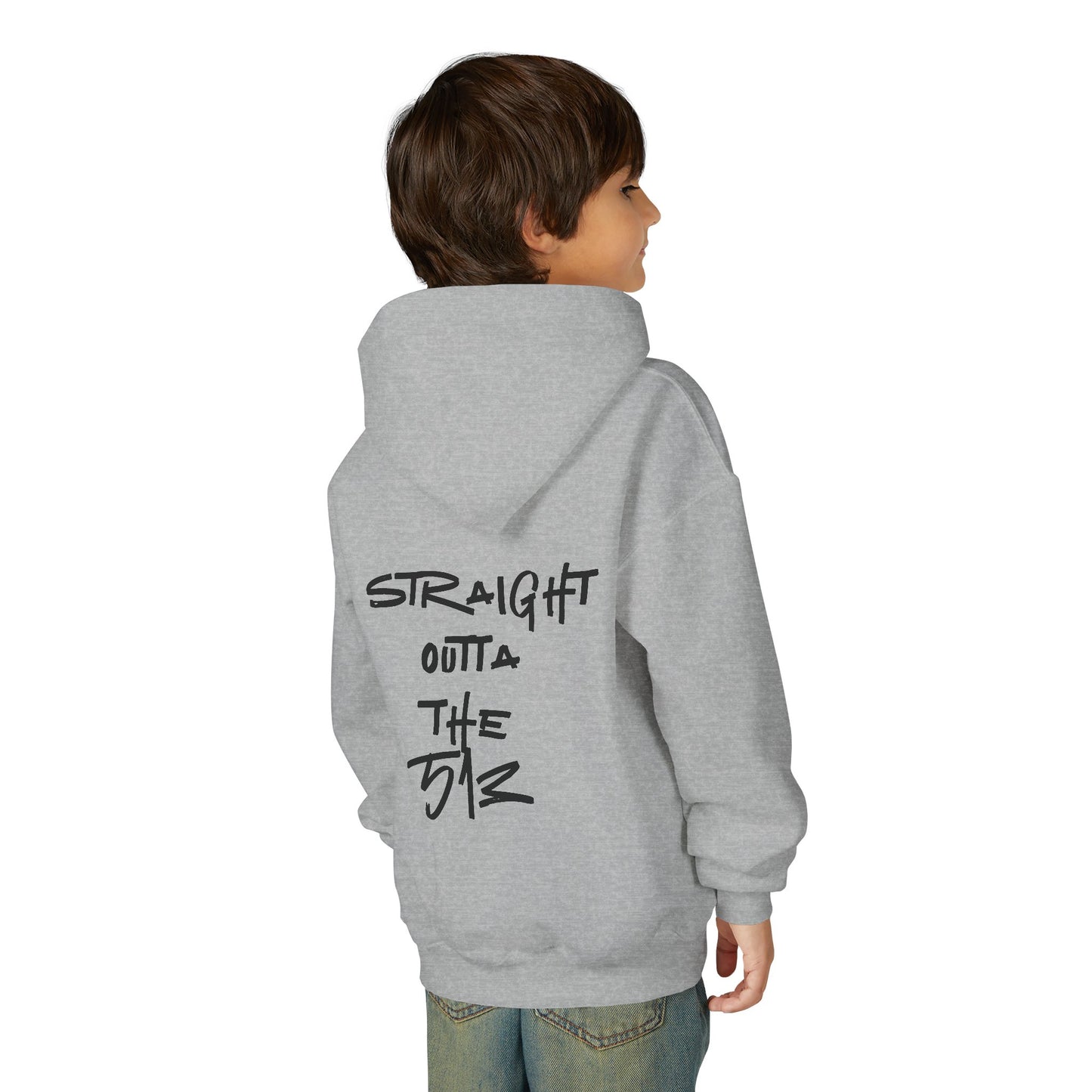 Kids' Straight Outta the 513 Heavy Blend Hooded Sweatshirt