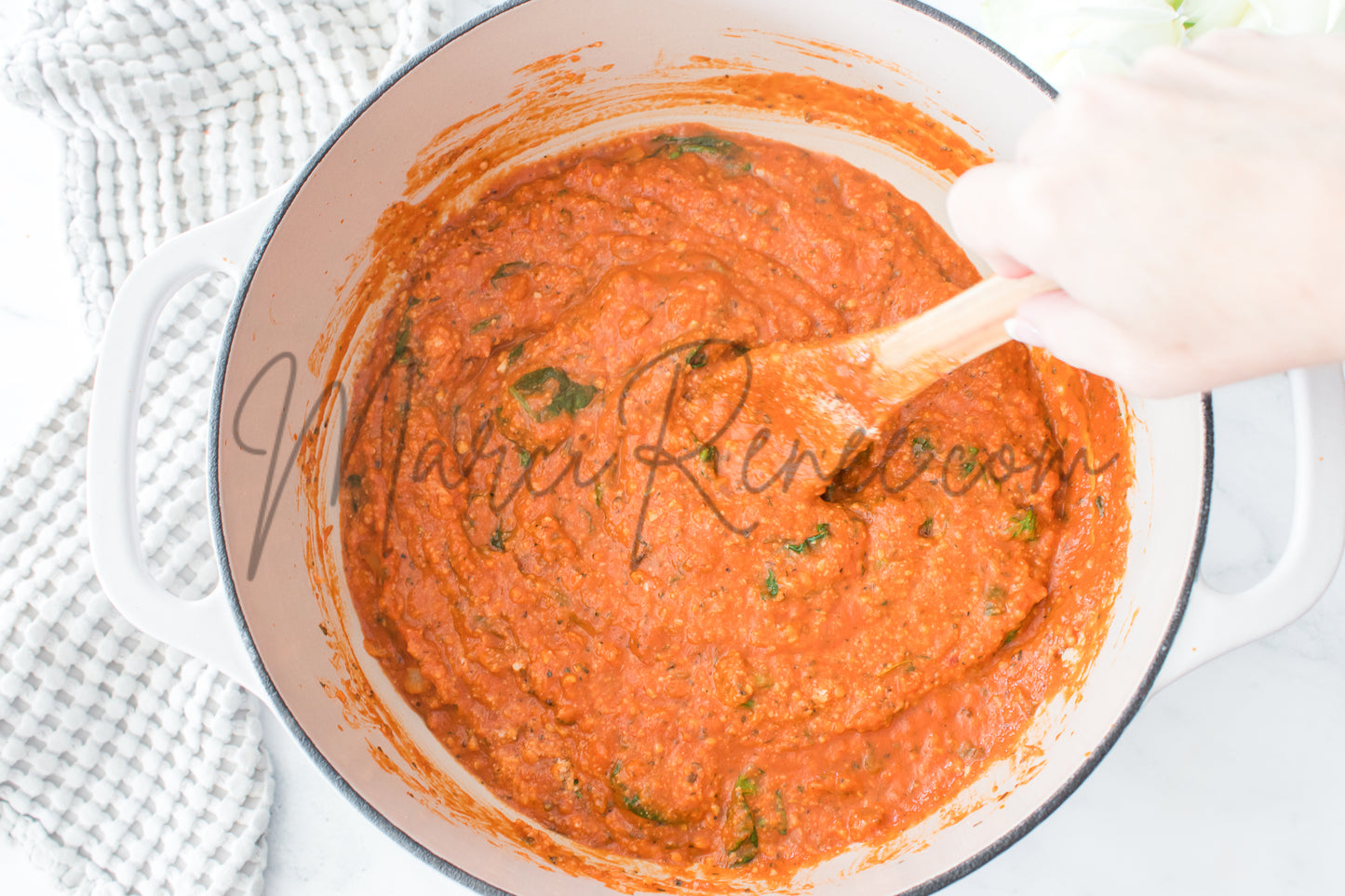 Semi: Creamy Spinach Pasta Sauce (Set 2 of 2)
