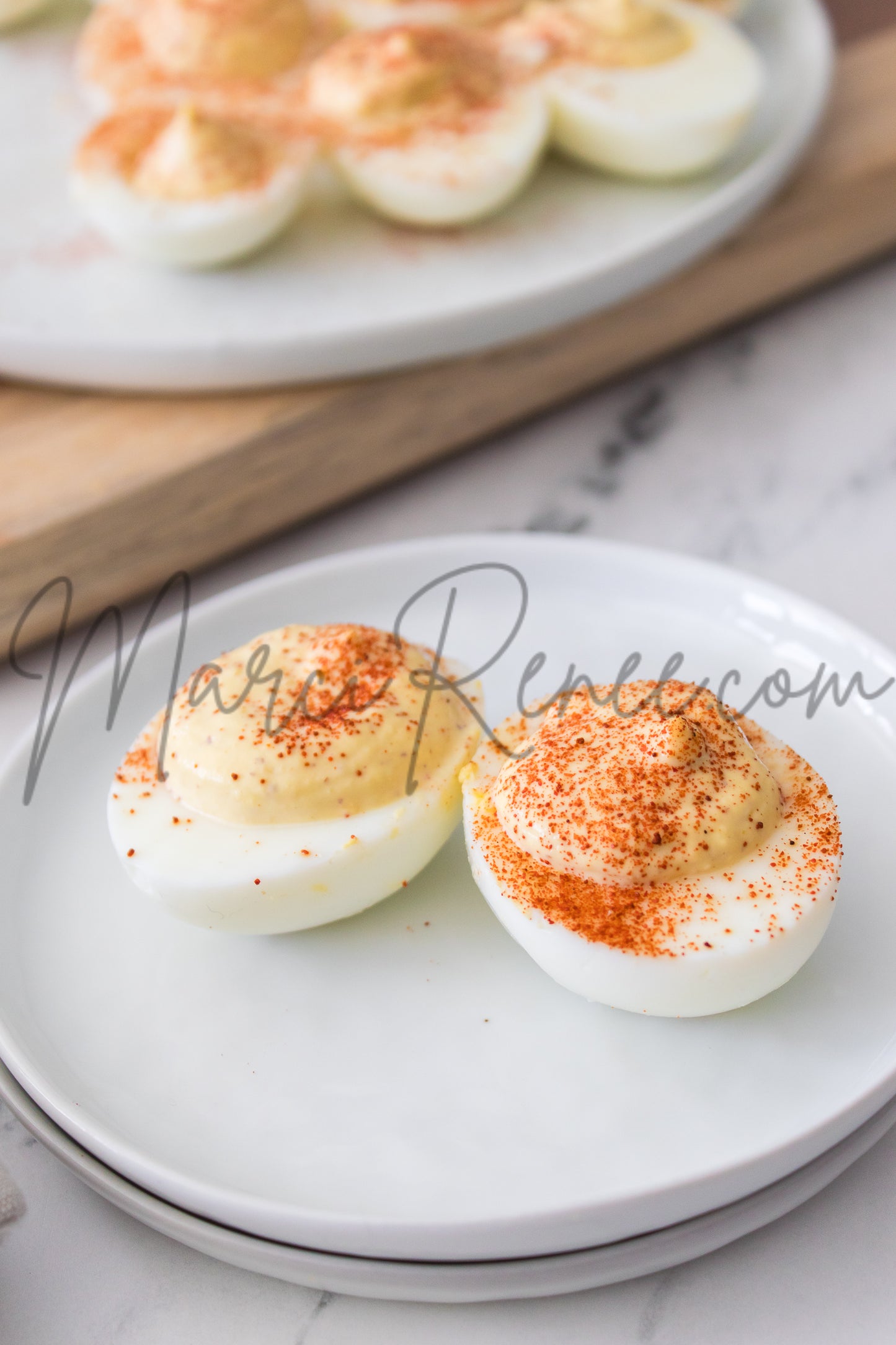Spicy Mustard Deviled Eggs (Set 2 Semi)