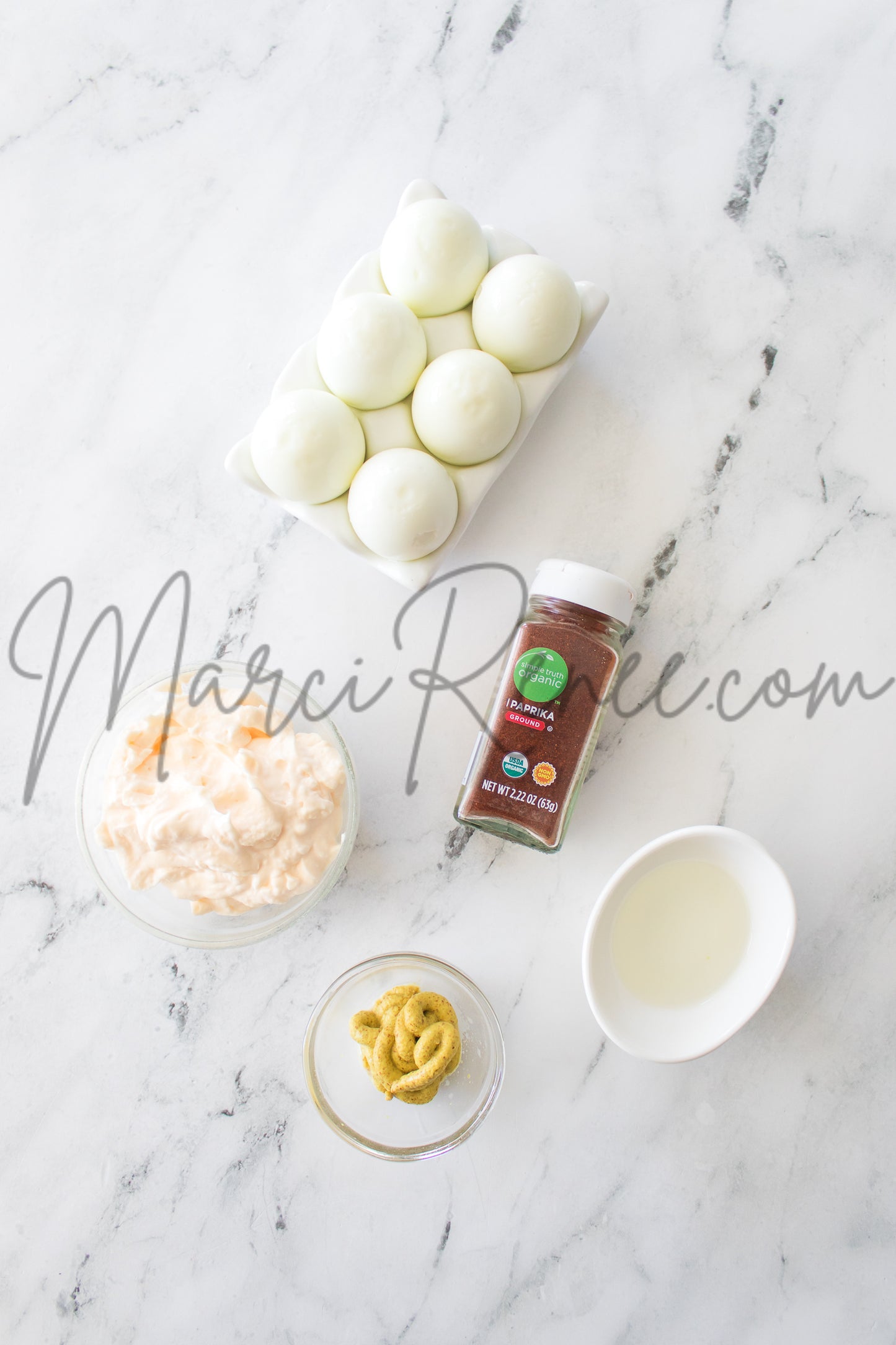 Spicy Mustard Deviled Eggs (Set 2 Semi)