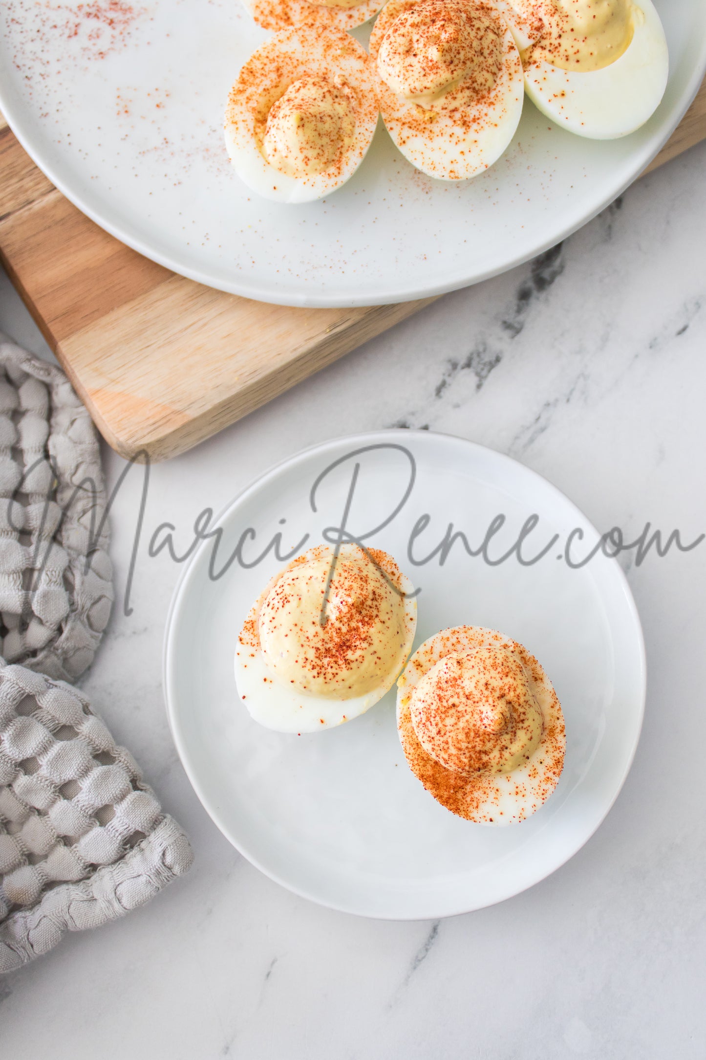 Spicy Mustard Deviled Eggs (Set 2 Semi)