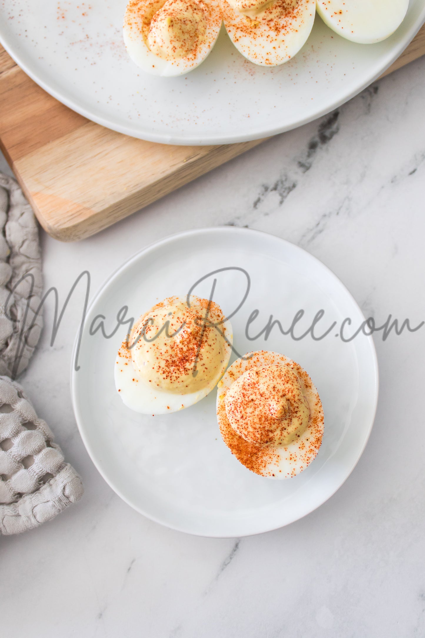 Spicy Mustard Deviled Eggs (Set 2 Semi)