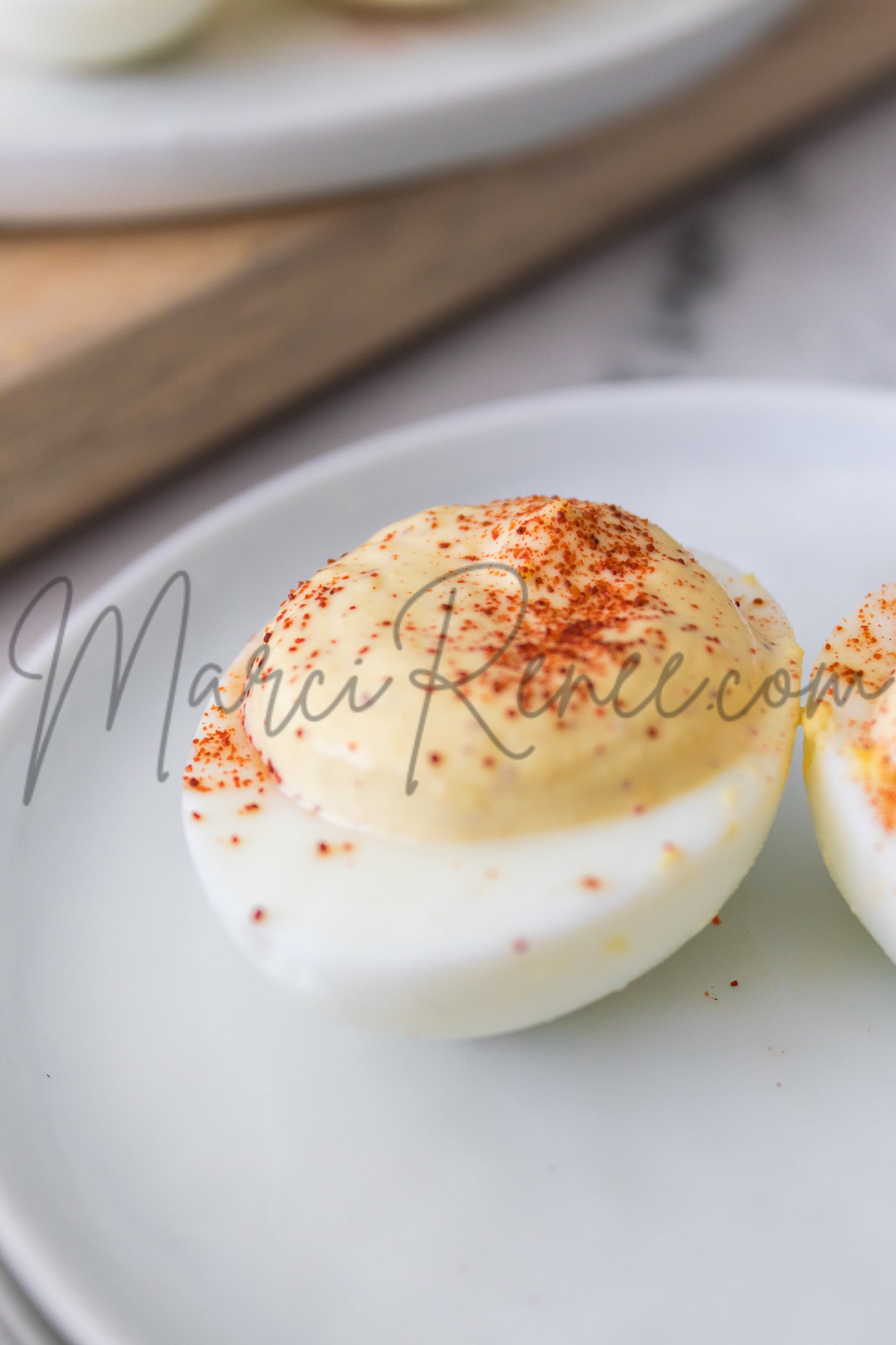 Spicy Mustard Deviled Eggs (Set 2 Semi)