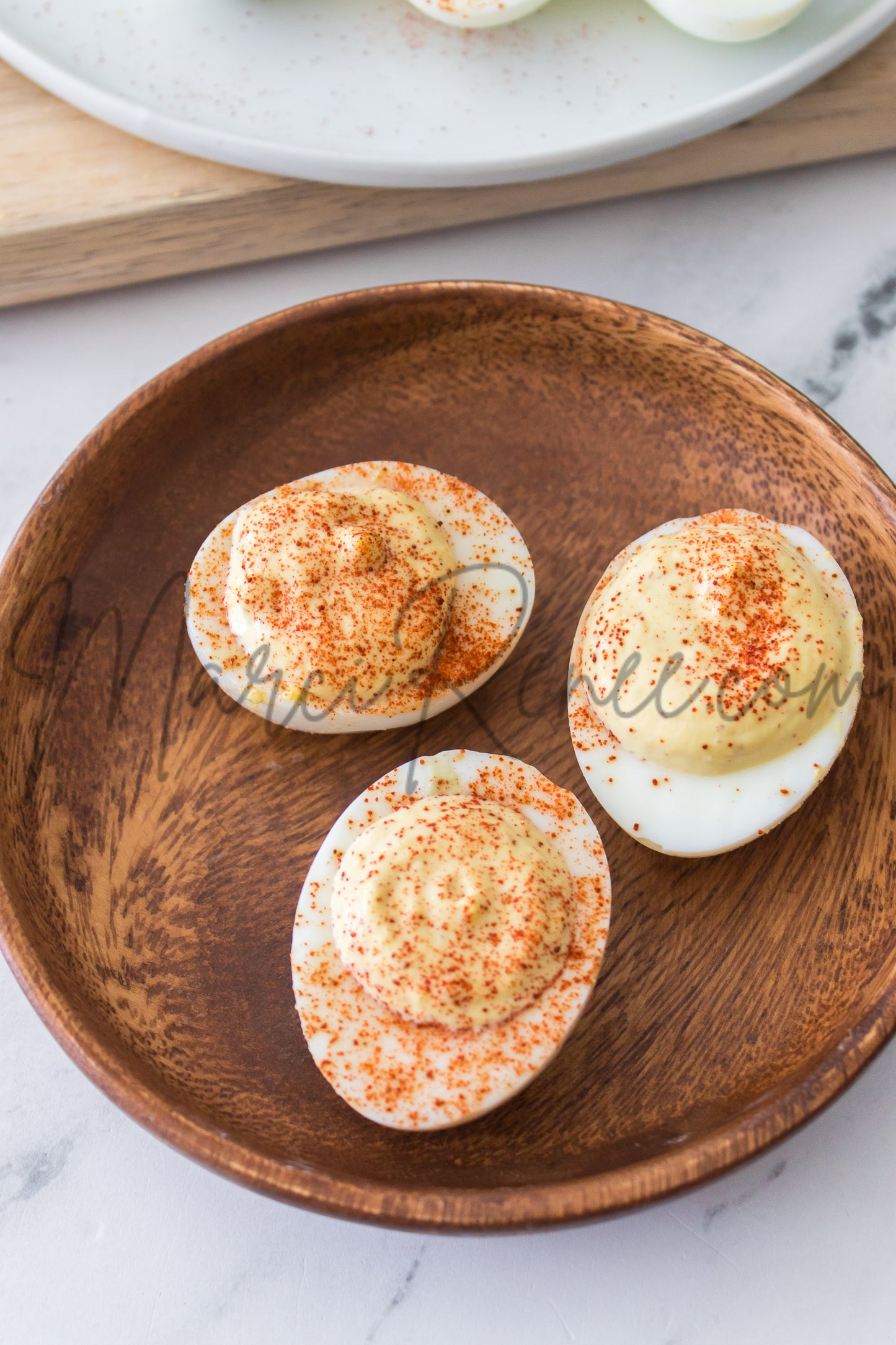Spicy Mustard Deviled Eggs (Set 3 Semi)