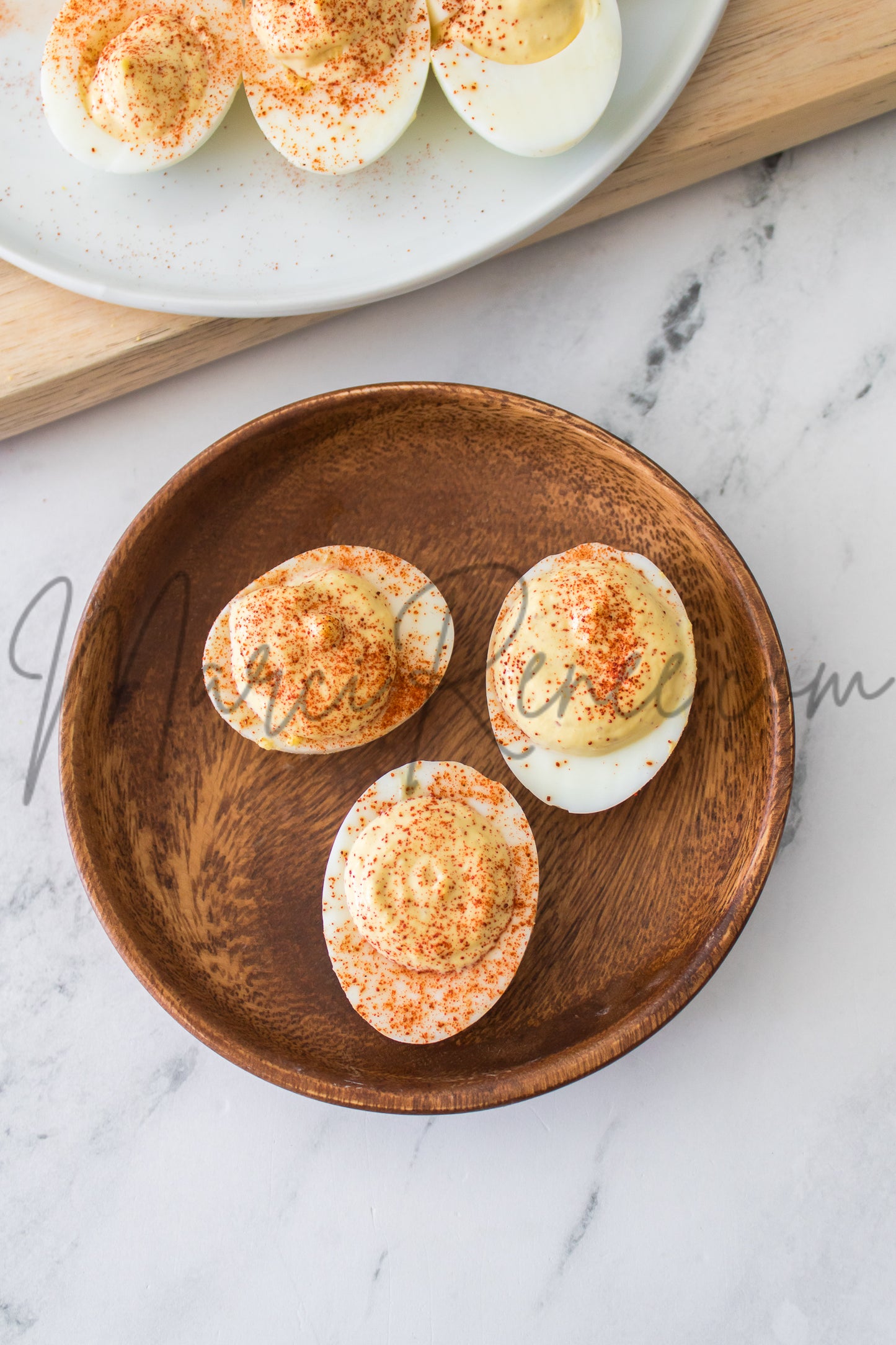Spicy Mustard Deviled Eggs (Set 3 Semi)
