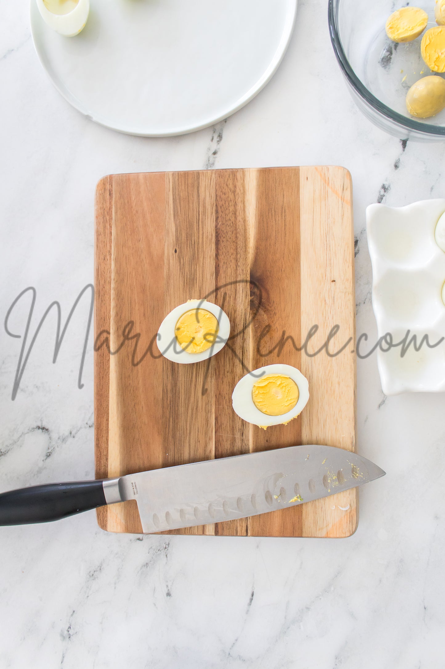 Spicy Mustard Deviled Eggs (Set 2 Semi)