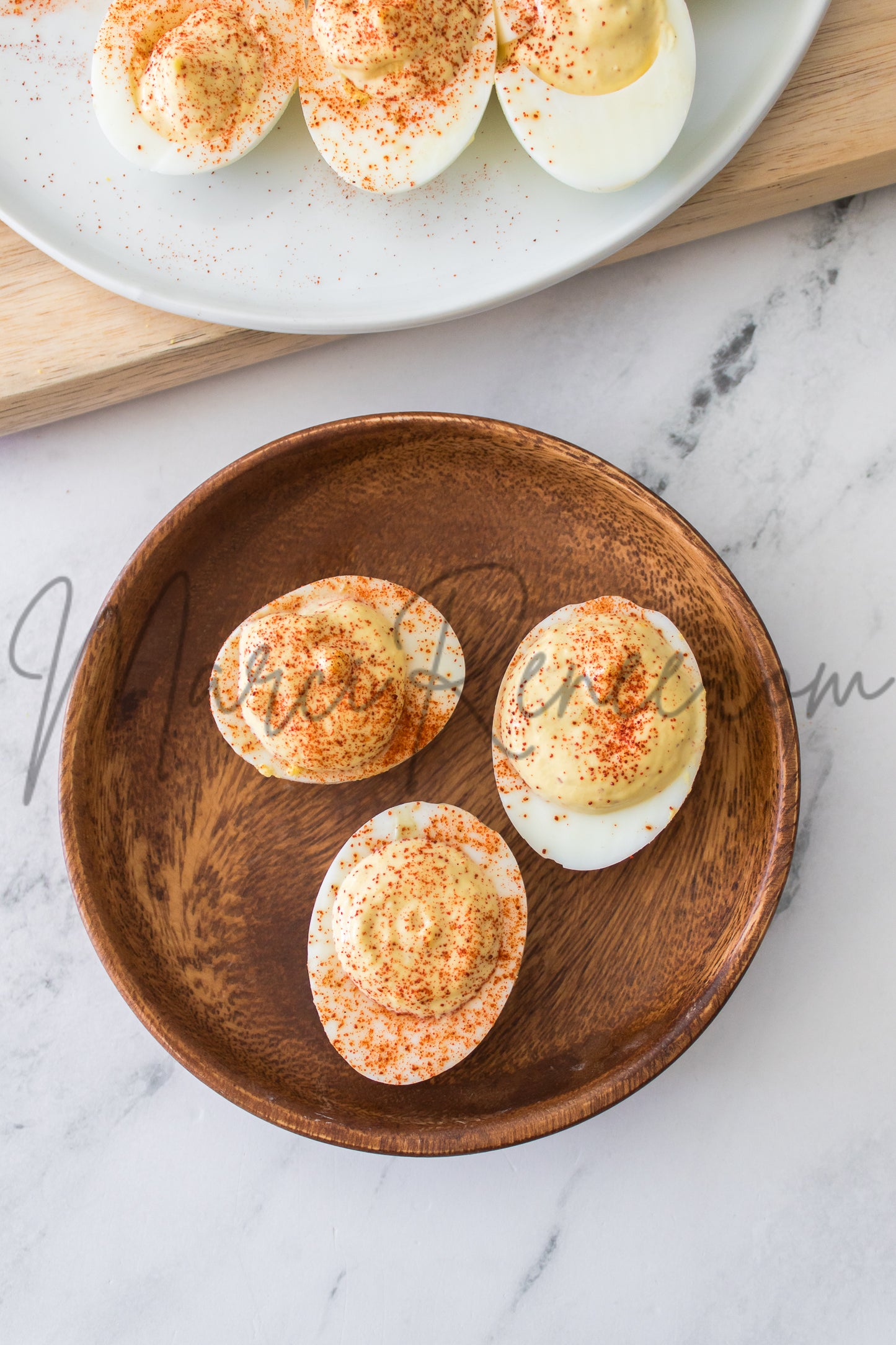Spicy Mustard Deviled Eggs (Set 3 Semi)