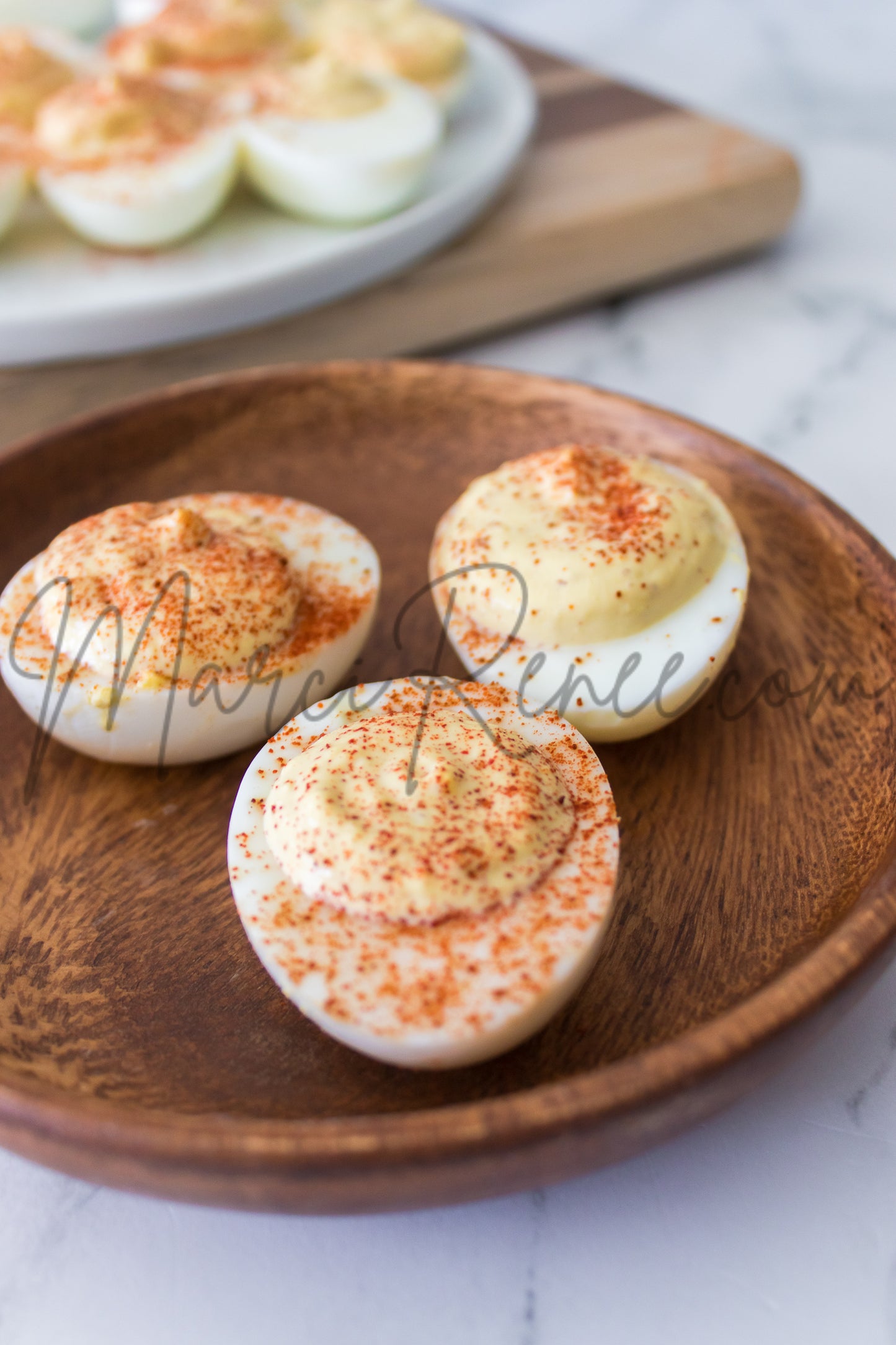 Spicy Mustard Deviled Eggs (Set 3 Semi)