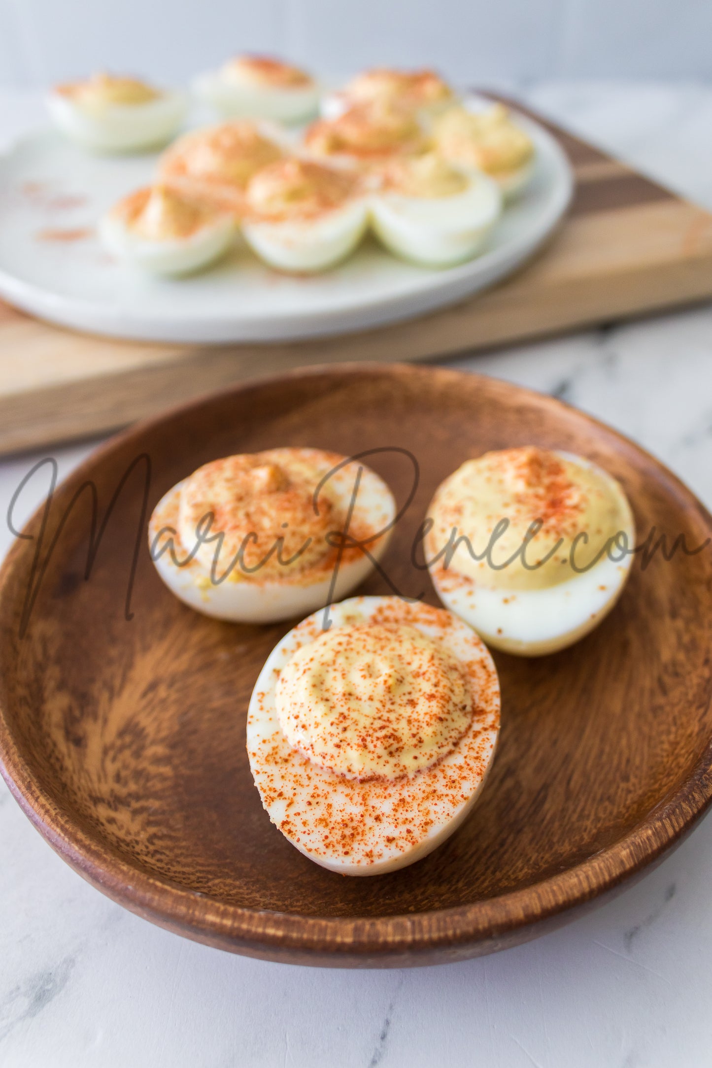 Spicy Mustard Deviled Eggs (Set 3 Semi)