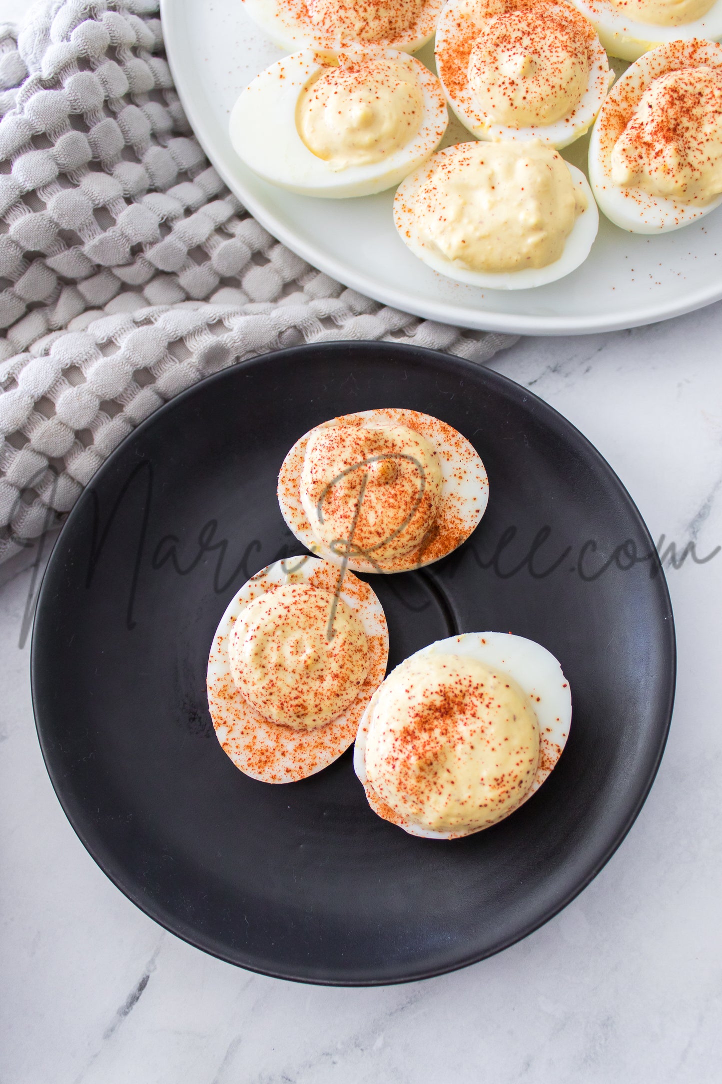 Spicy Mustard Deviled Eggs (Set 4 Semi)