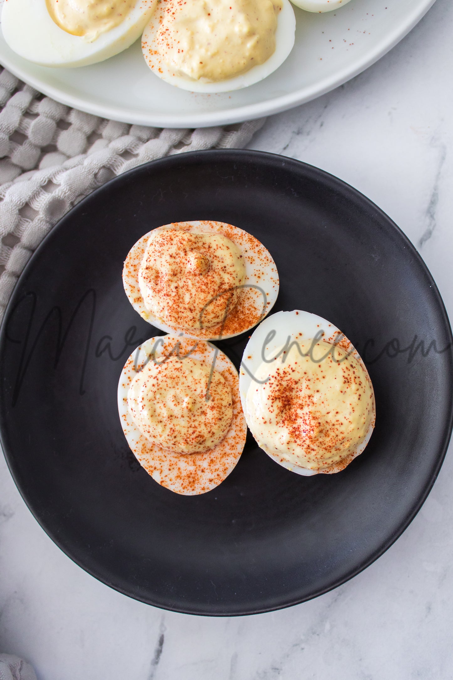 Spicy Mustard Deviled Eggs (Set 4 Semi)