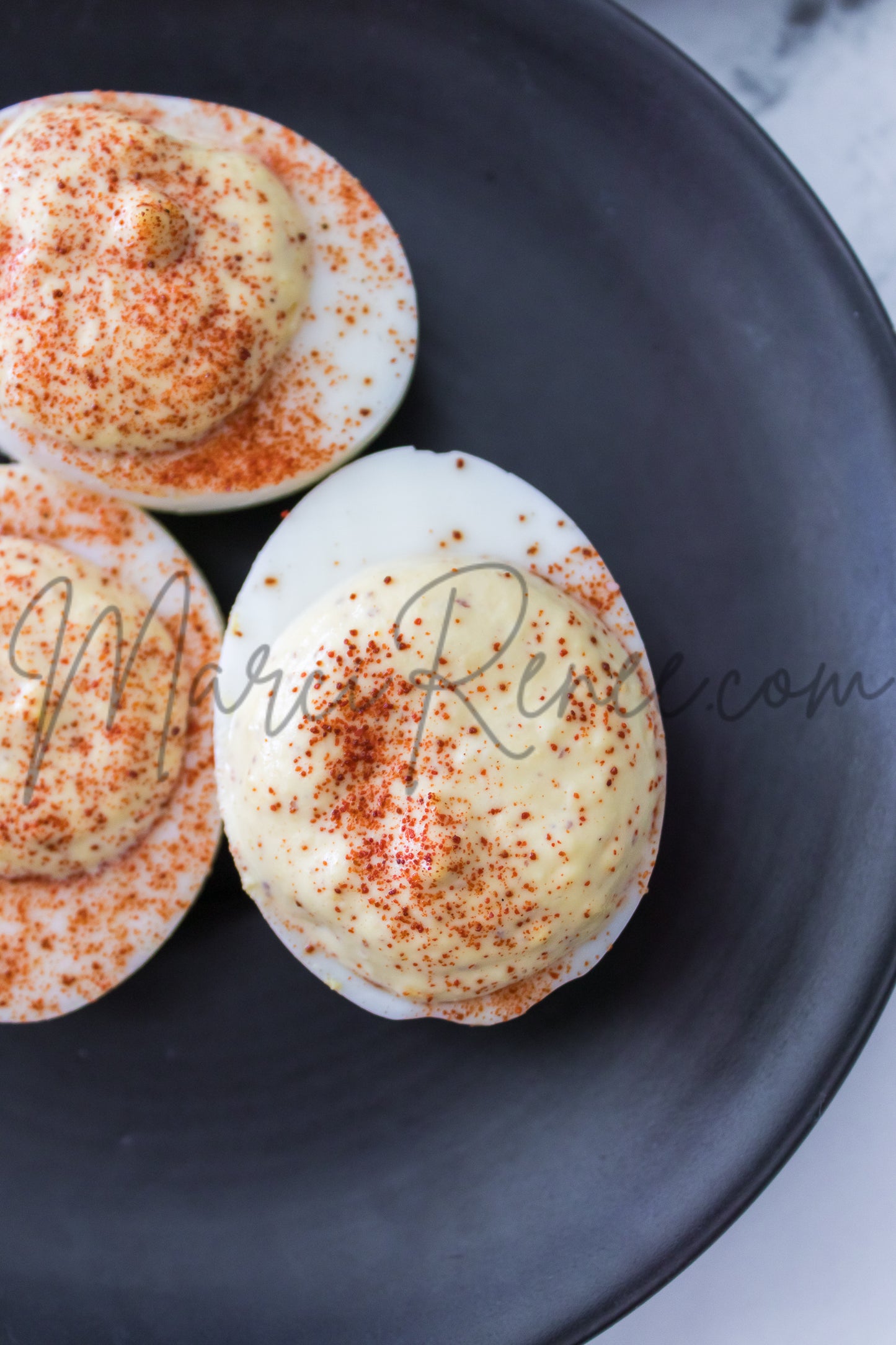 Spicy Mustard Deviled Eggs (Set 4 Semi)