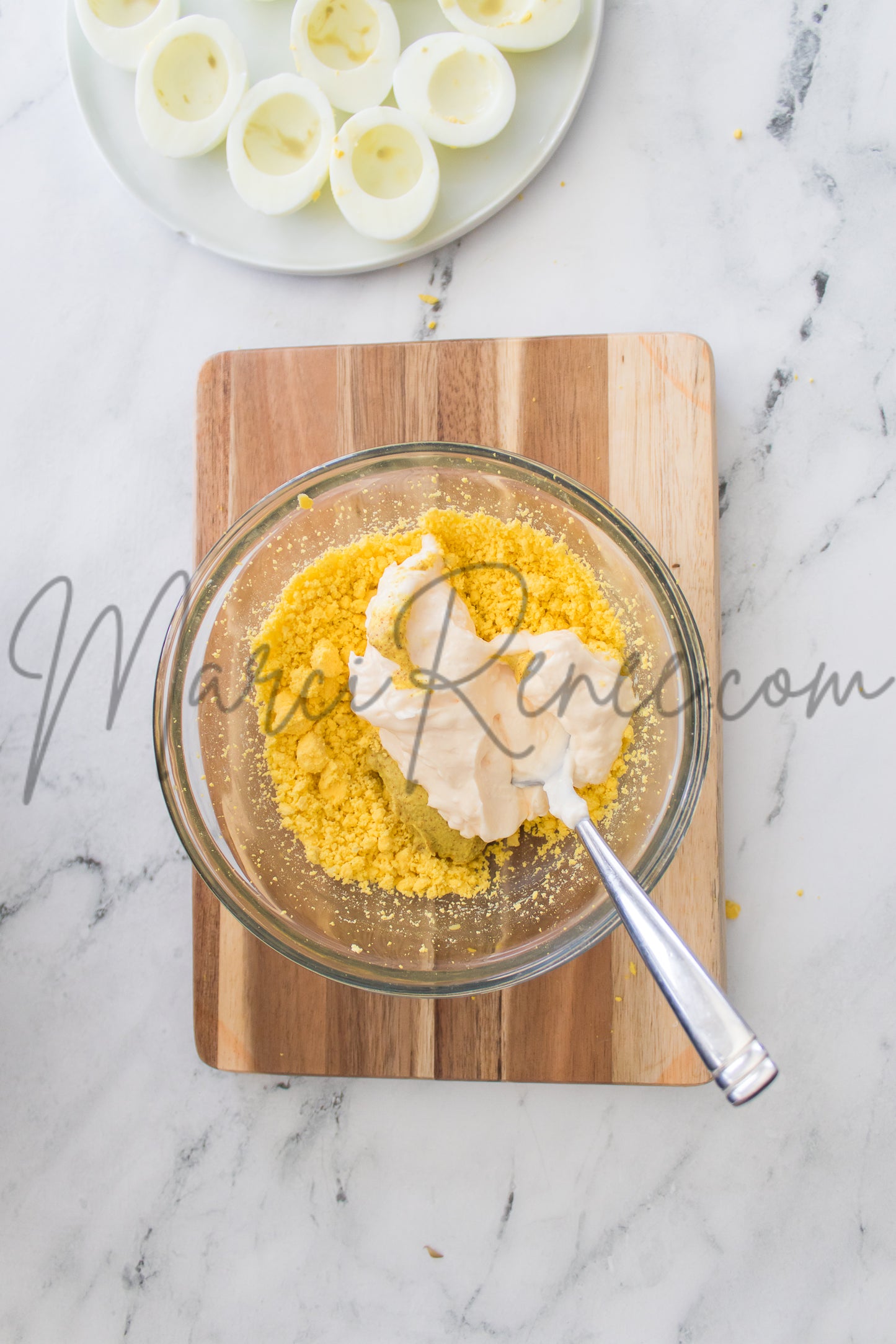 Spicy Mustard Deviled Eggs (Set 2 Semi)