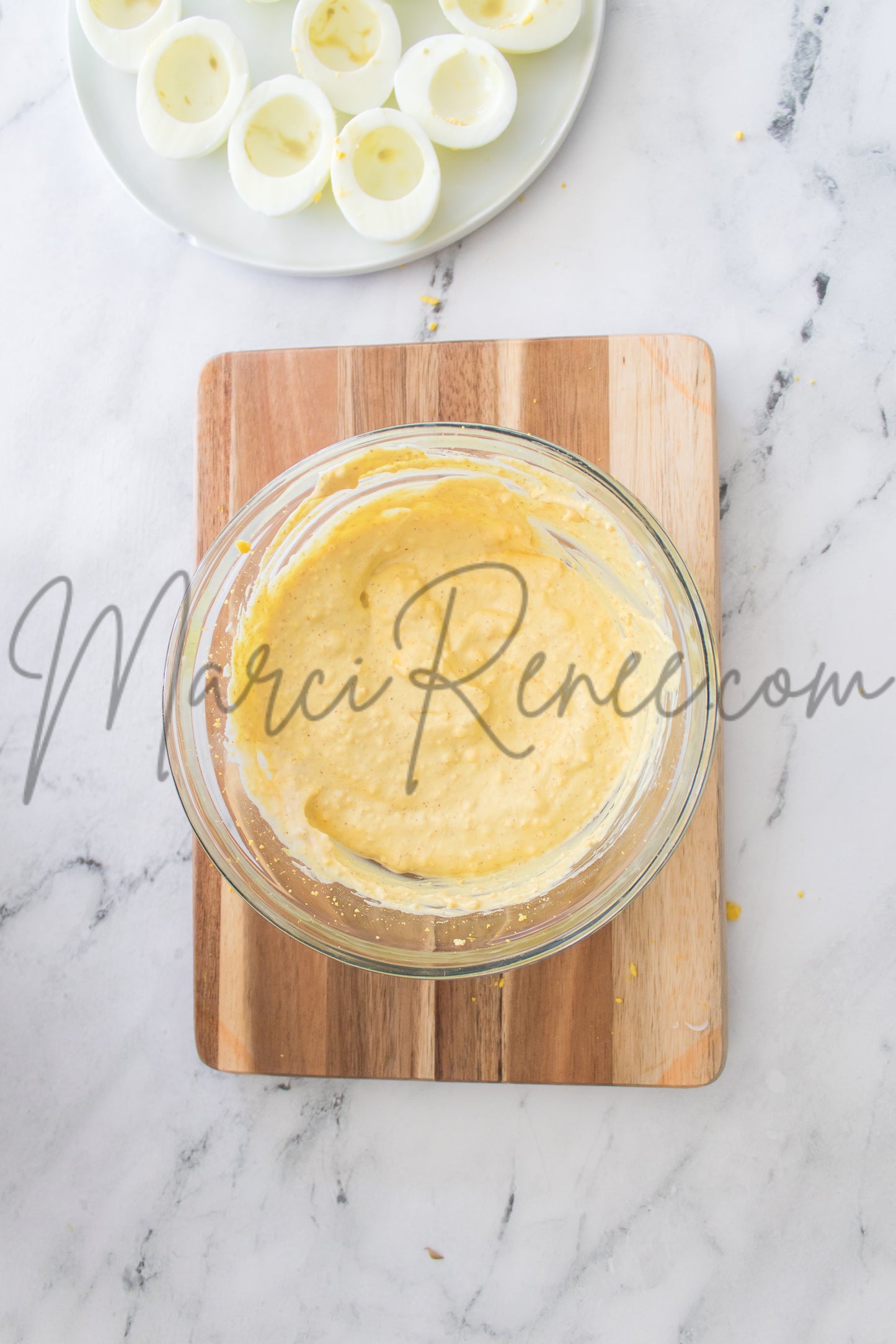 Spicy Mustard Deviled Eggs (Set 2 Semi)