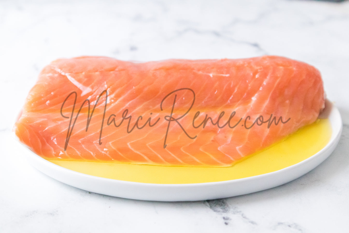 Air Fryer Salmon and Asparagus (PLR)