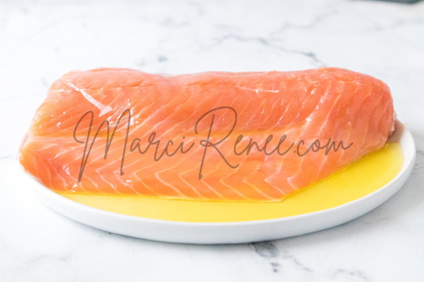 Air Fryer Salmon and Asparagus (PLR)