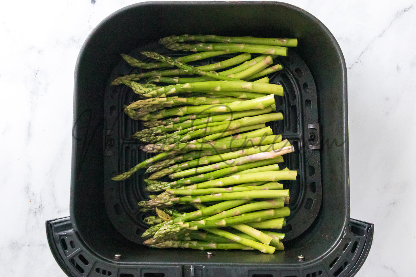Air Fryer Salmon and Asparagus (PLR)
