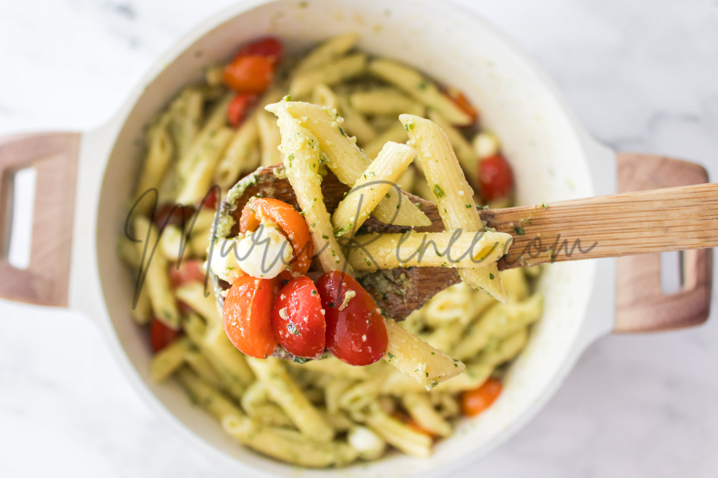 Exclusive: Caprese Pesto Pasta Salad