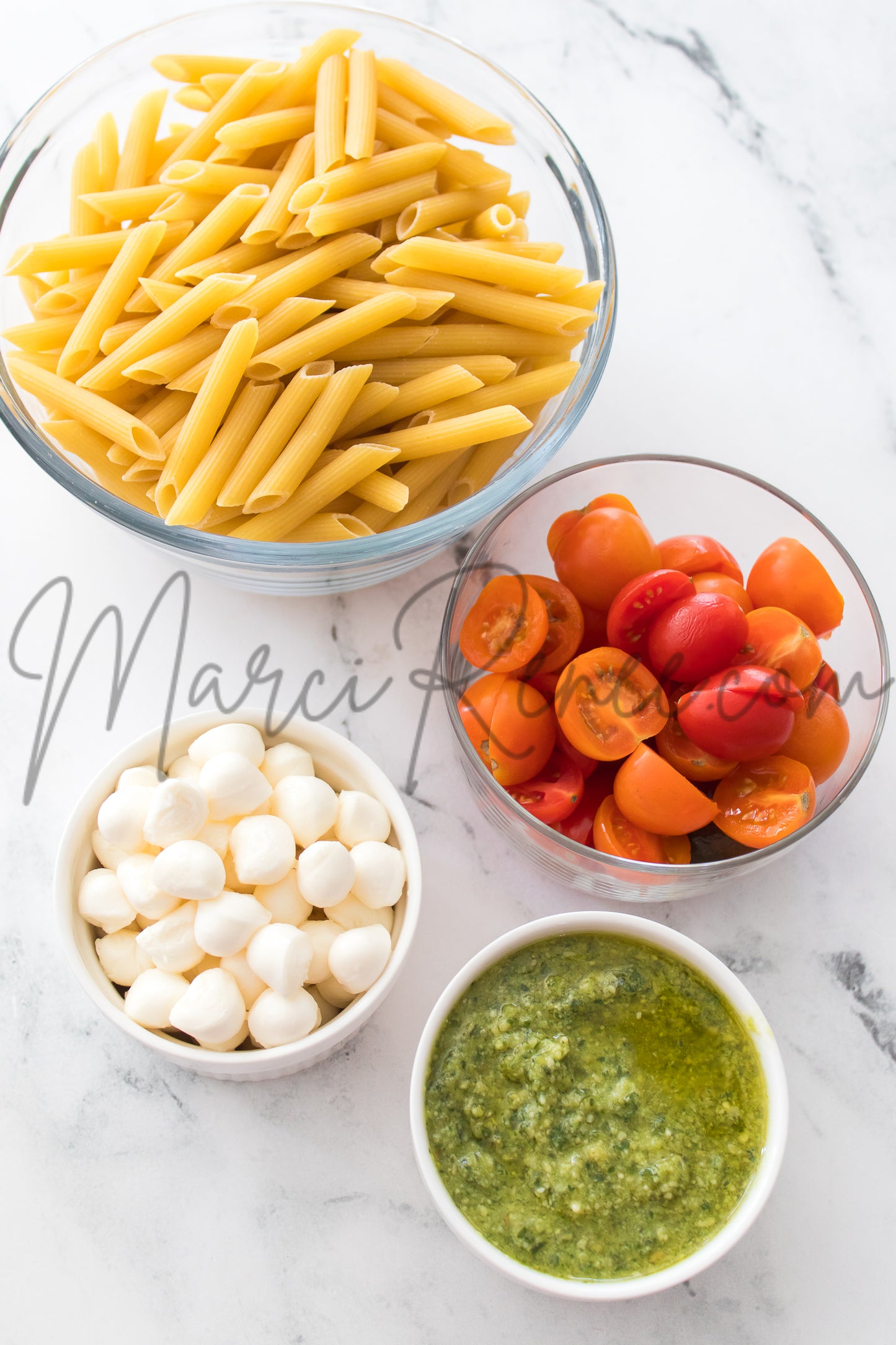 Exclusive: Caprese Pesto Pasta Salad