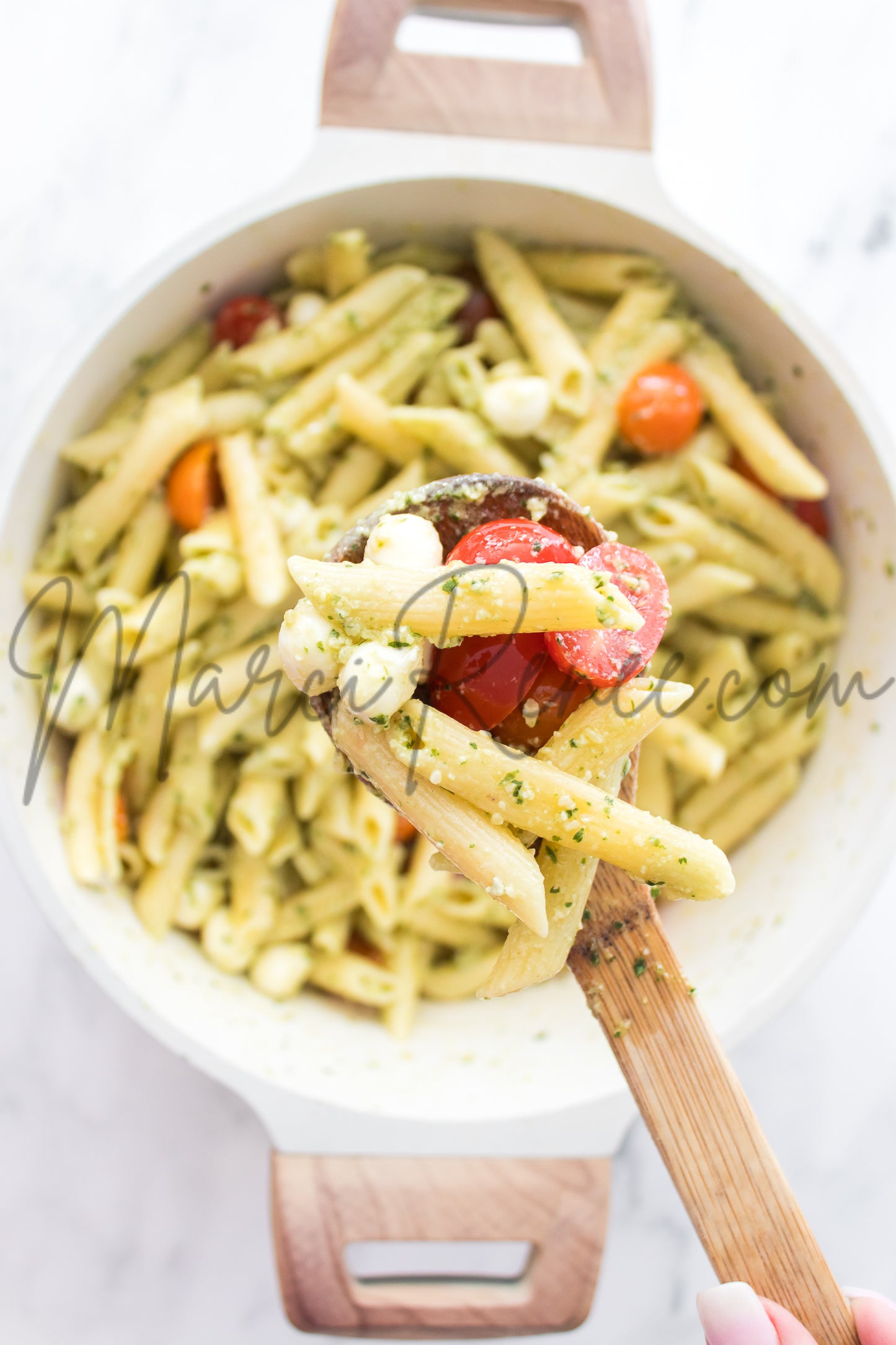 Exclusive: Caprese Pesto Pasta Salad