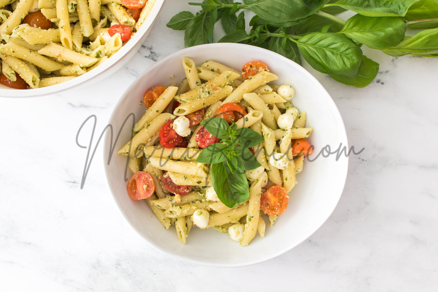 Exclusive: Caprese Pesto Pasta Salad