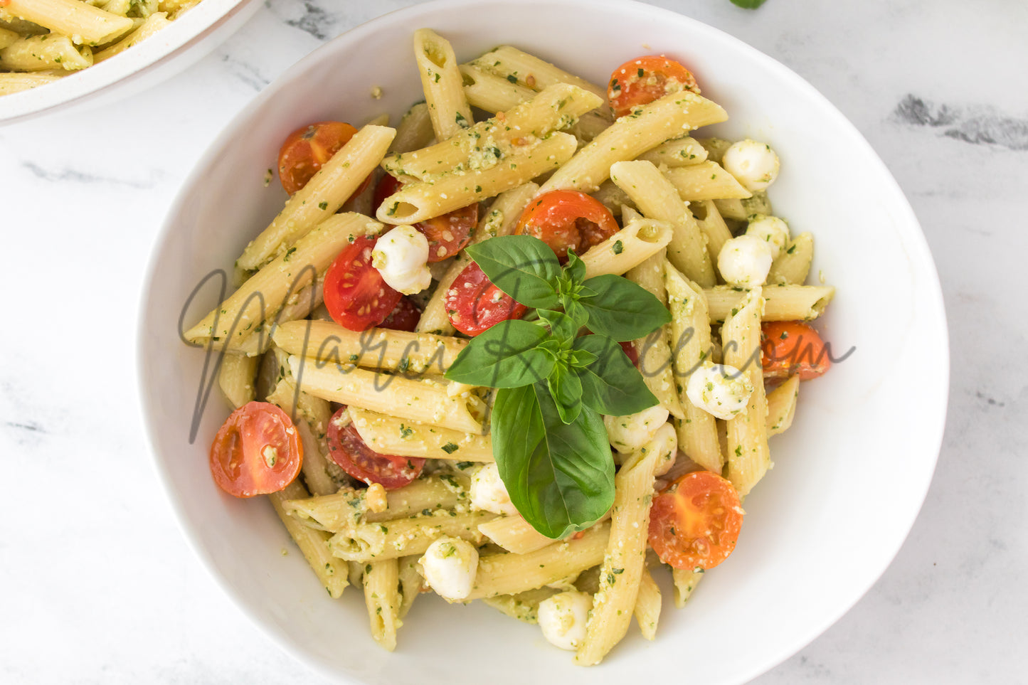 Exclusive: Caprese Pesto Pasta Salad