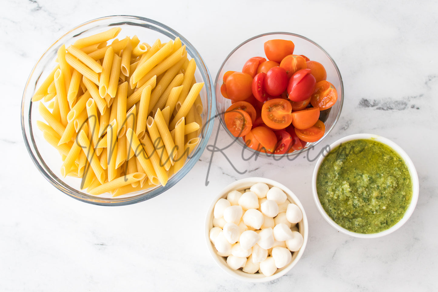 Exclusive: Caprese Pesto Pasta Salad