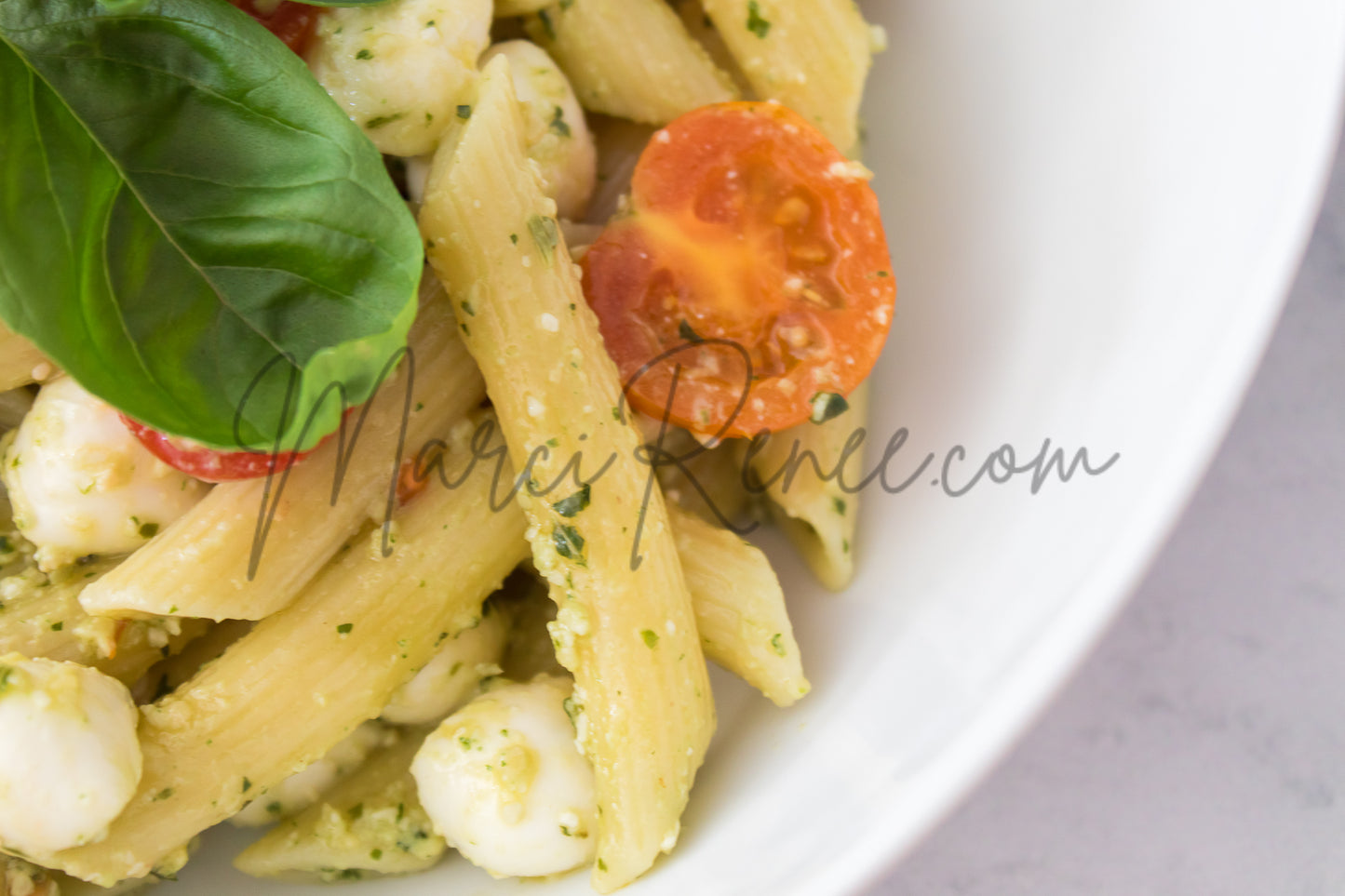 Exclusive: Caprese Pesto Pasta Salad