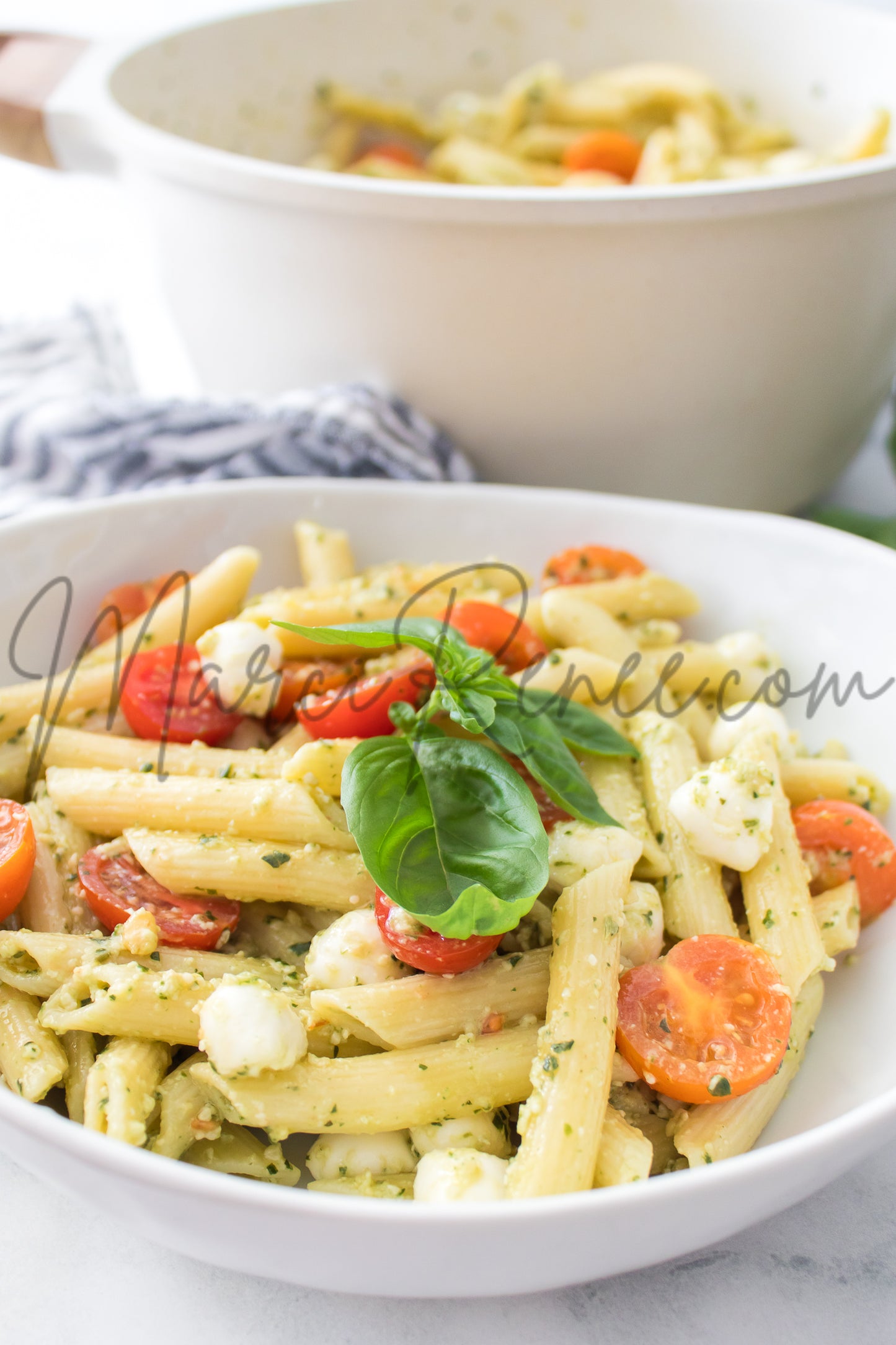 Exclusive: Caprese Pesto Pasta Salad