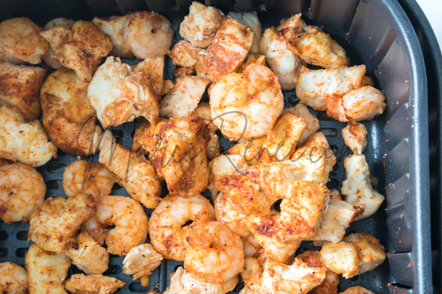 Air Fryer Chicken & Shrimp Alfredo (PLR)