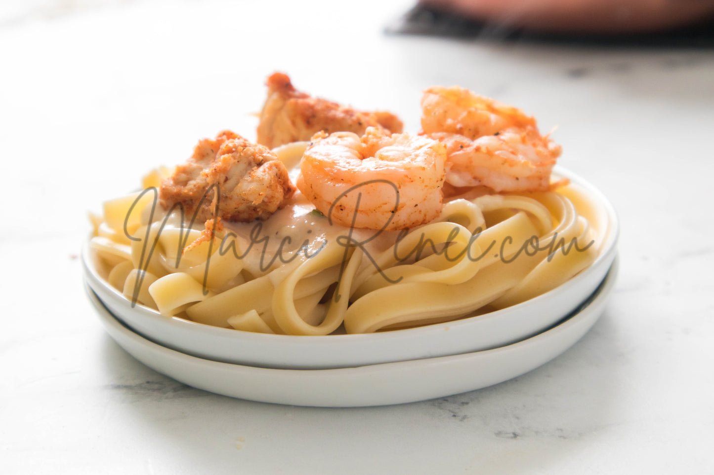 Air Fryer Chicken & Shrimp Alfredo (PLR)