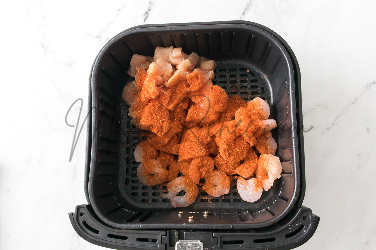 Air Fryer Chicken & Shrimp Alfredo (PLR)