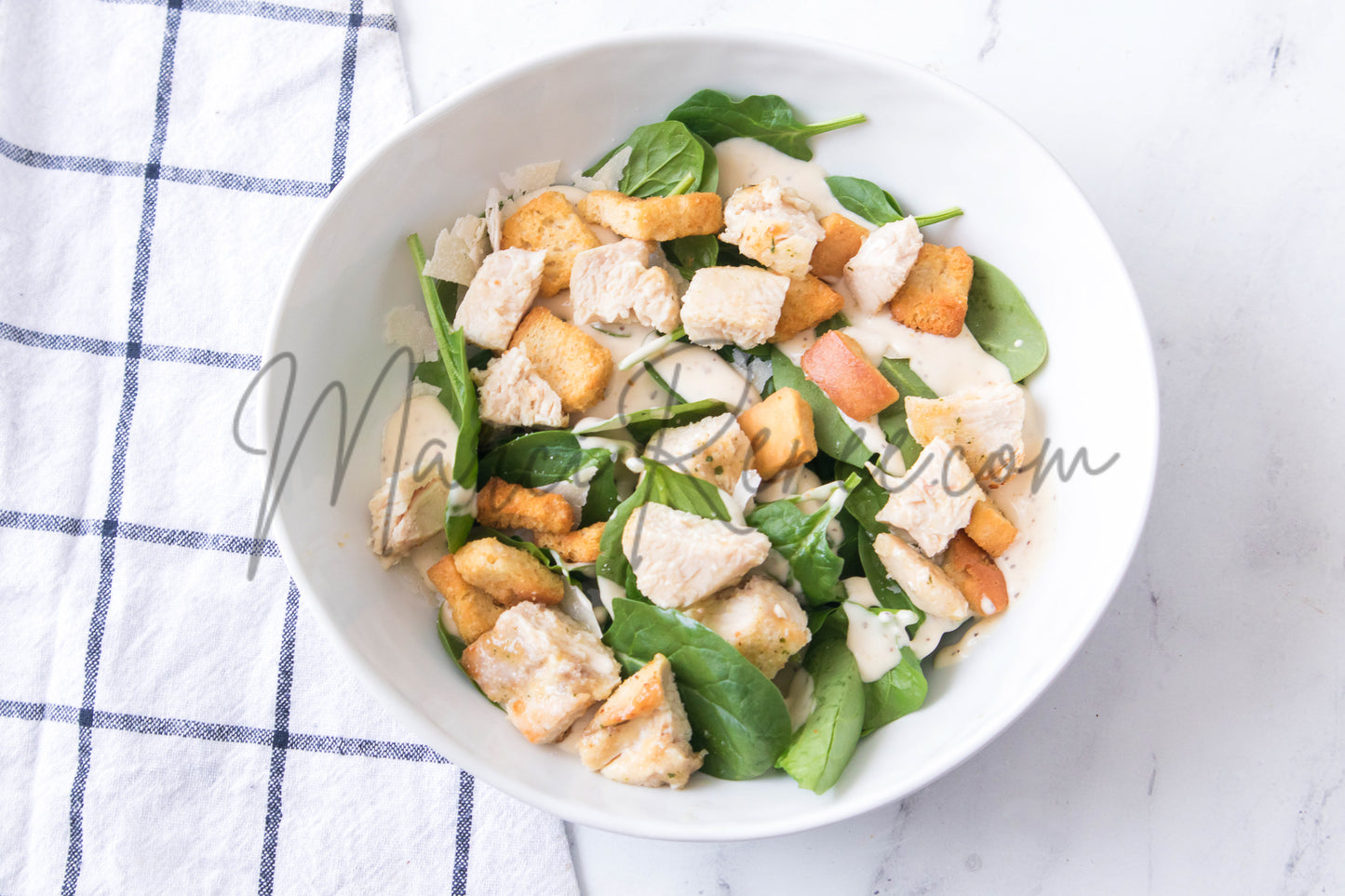 Air Fryer Chicken Cesar Salad Recipe (PLR)