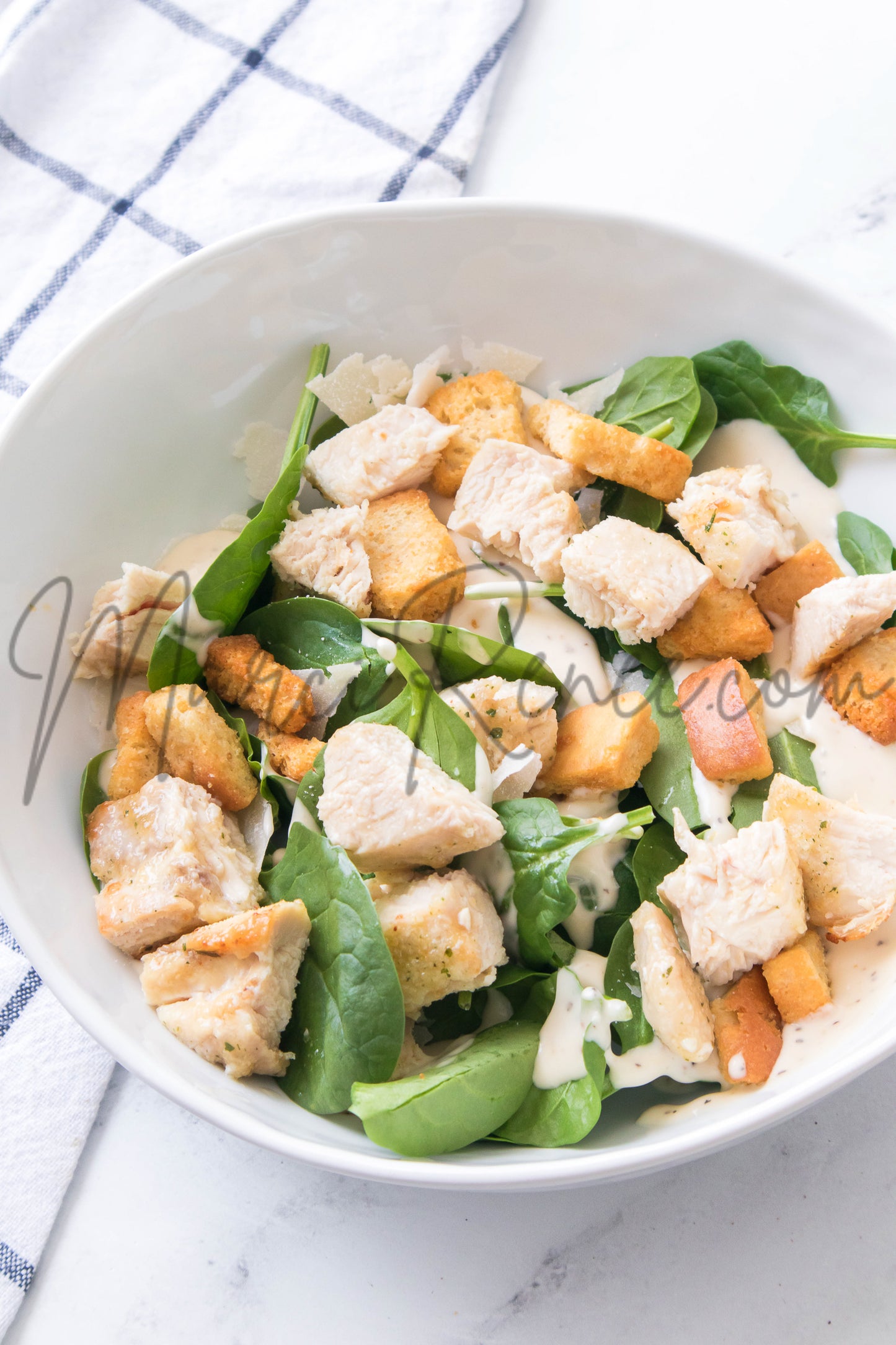 Air Fryer Chicken Cesar Salad Recipe (PLR)