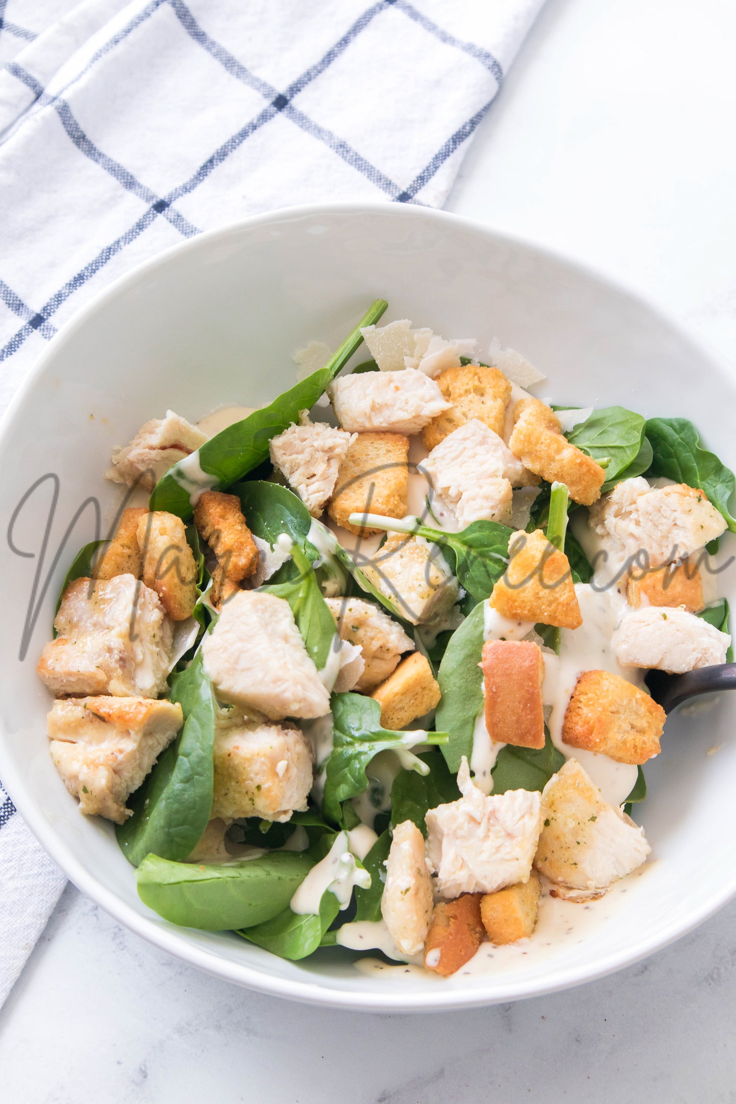 Air Fryer Chicken Cesar Salad Recipe (PLR)
