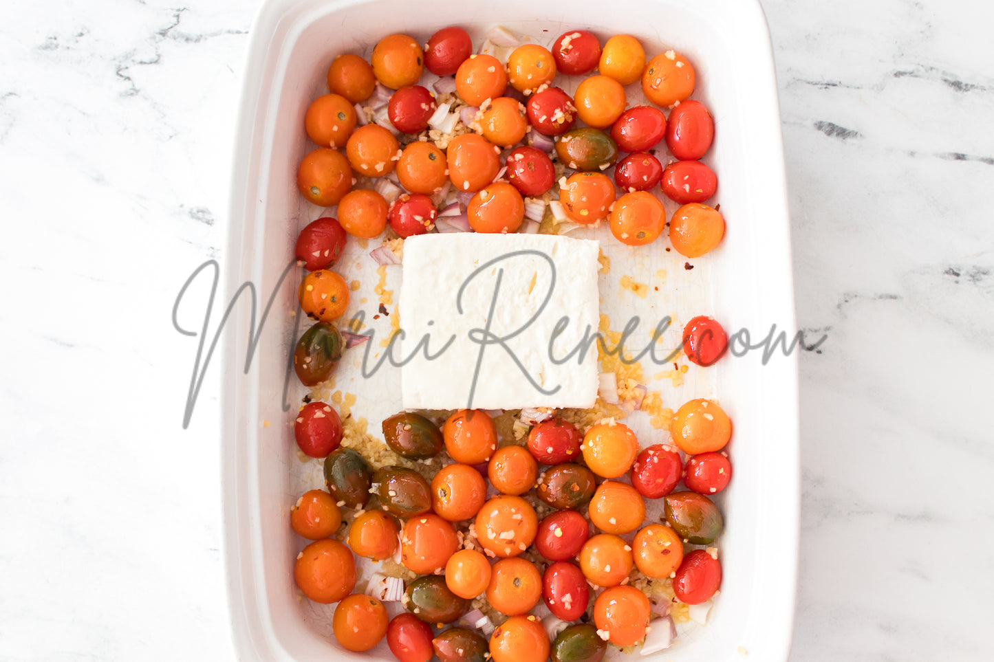 Exclusive: Roasted Cherry Tomato and Feta Pasta