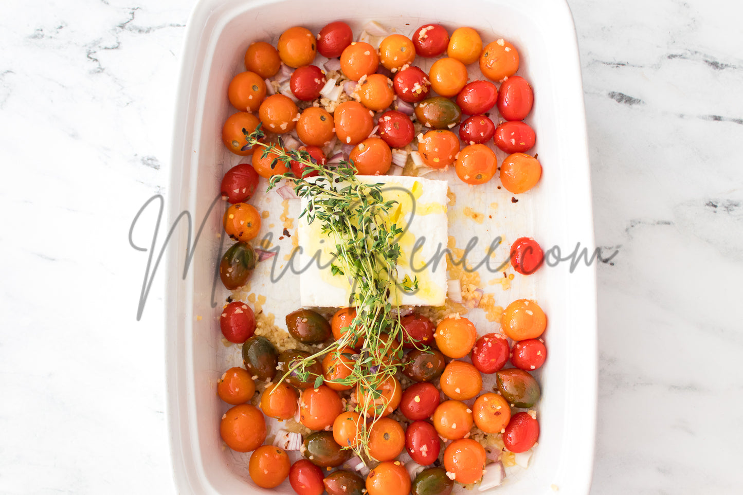Exclusive: Roasted Cherry Tomato and Feta Pasta