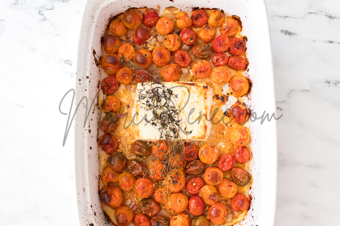 Exclusive: Roasted Cherry Tomato and Feta Pasta