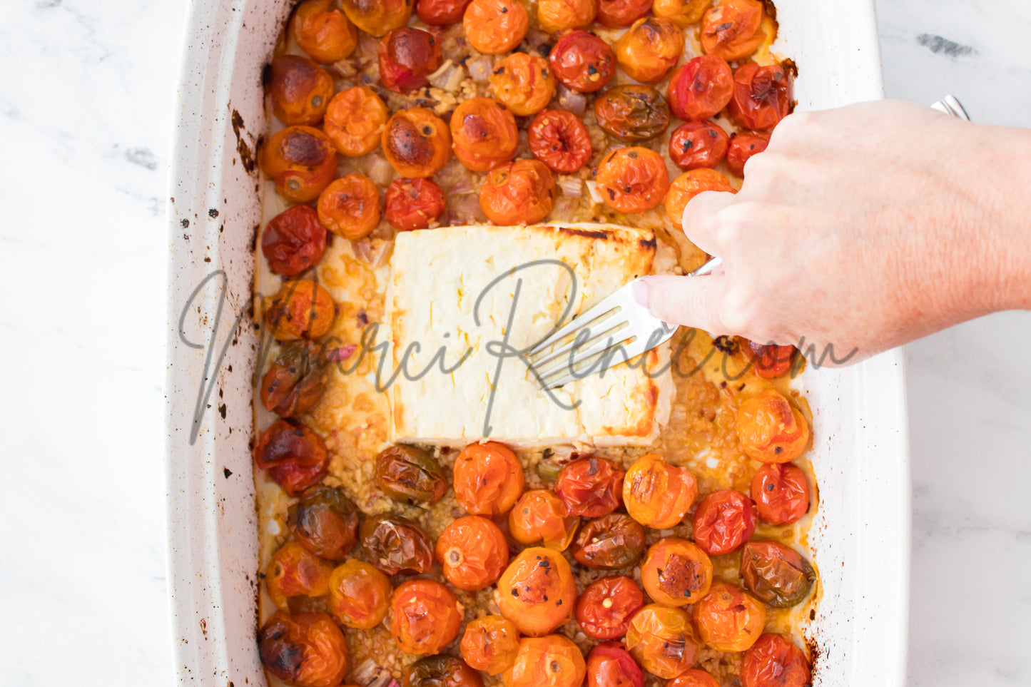 Exclusive: Roasted Cherry Tomato and Feta Pasta