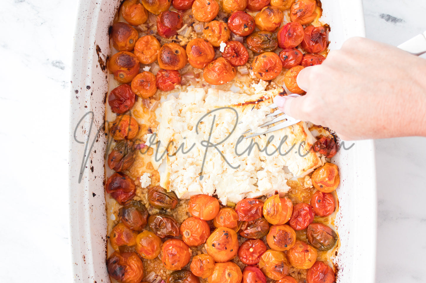 Exclusive: Roasted Cherry Tomato and Feta Pasta