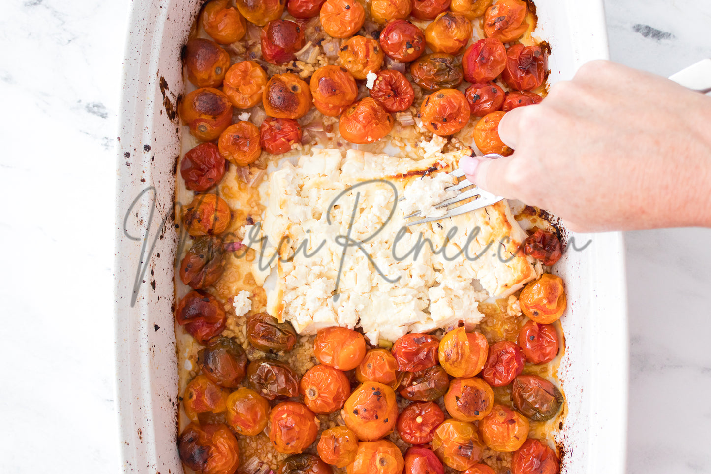 Exclusive: Roasted Cherry Tomato and Feta Pasta