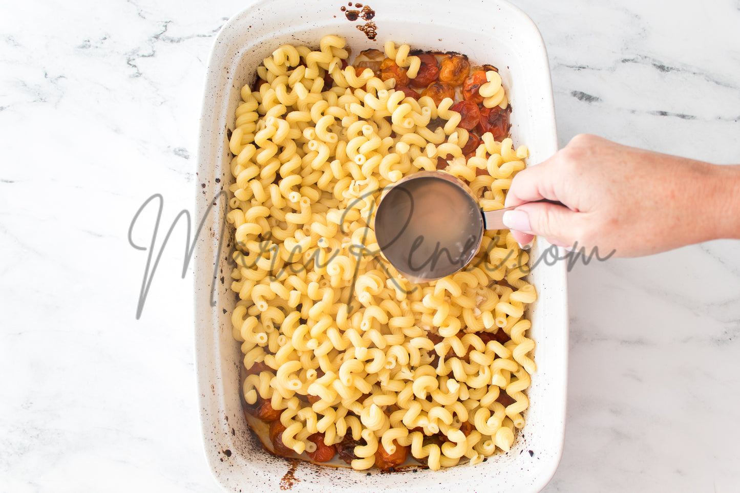 Exclusive: Roasted Cherry Tomato and Feta Pasta