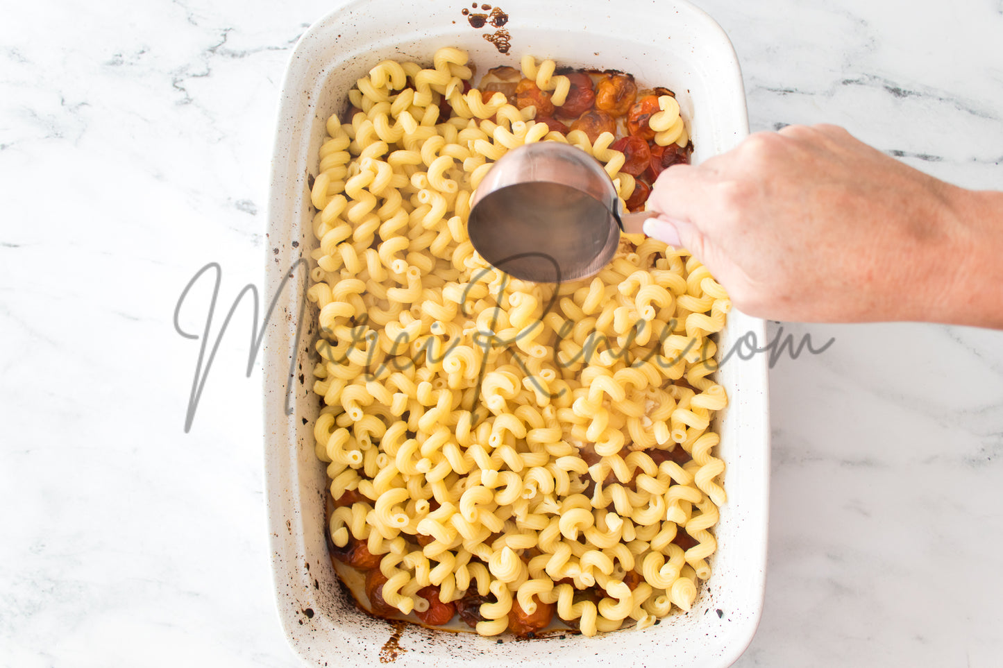 Exclusive: Roasted Cherry Tomato and Feta Pasta