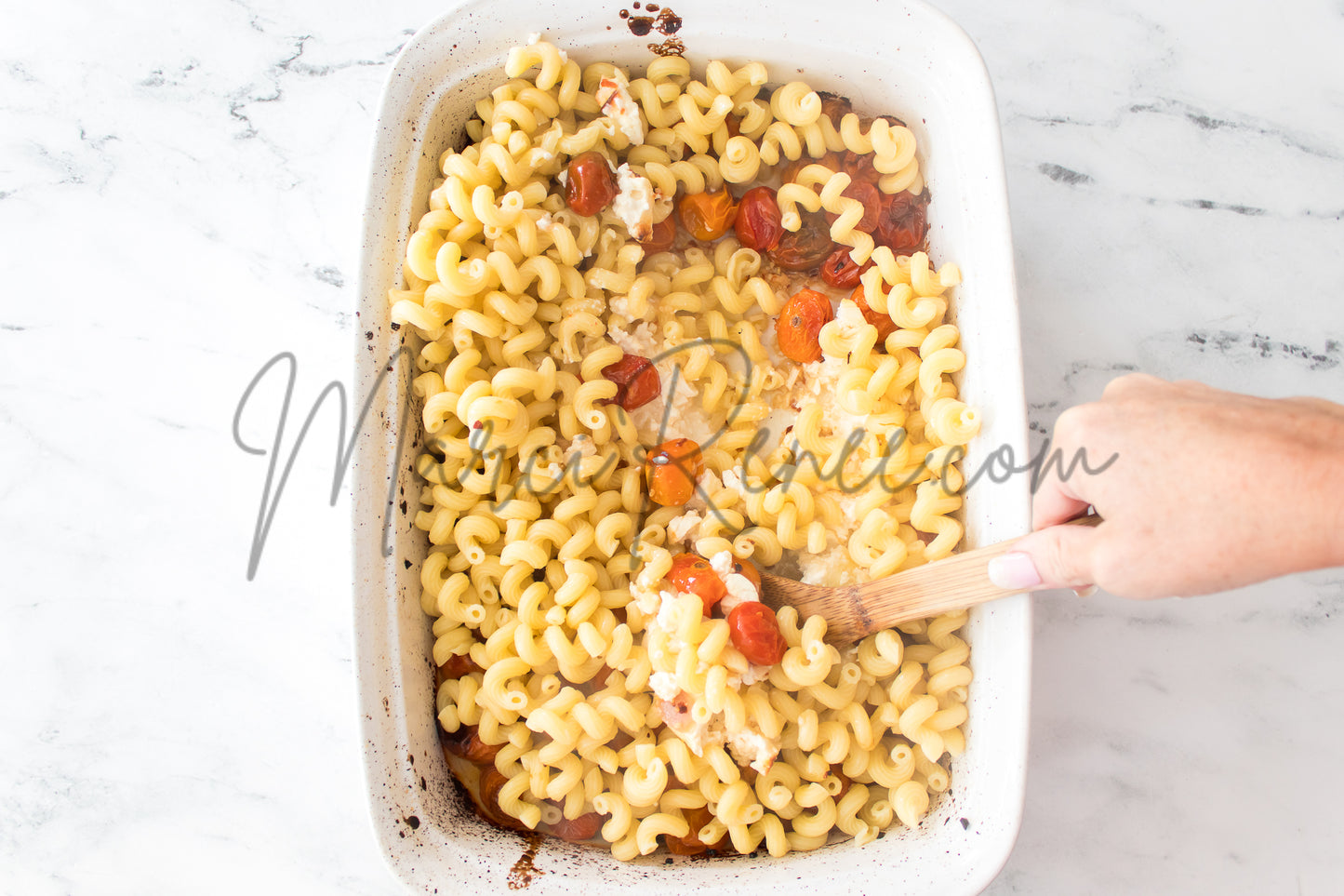 Exclusive: Roasted Cherry Tomato and Feta Pasta