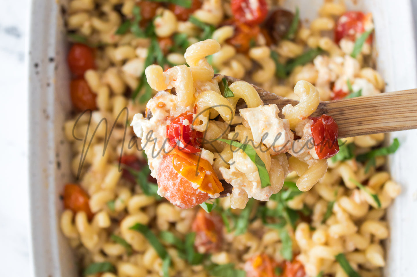 Exclusive: Roasted Cherry Tomato and Feta Pasta