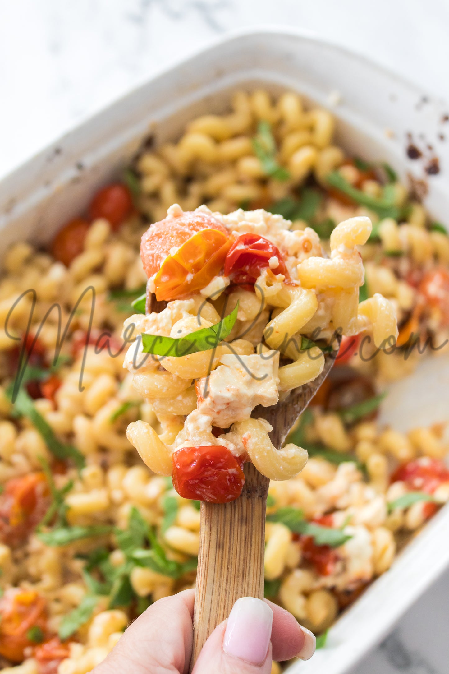 Exclusive: Roasted Cherry Tomato and Feta Pasta