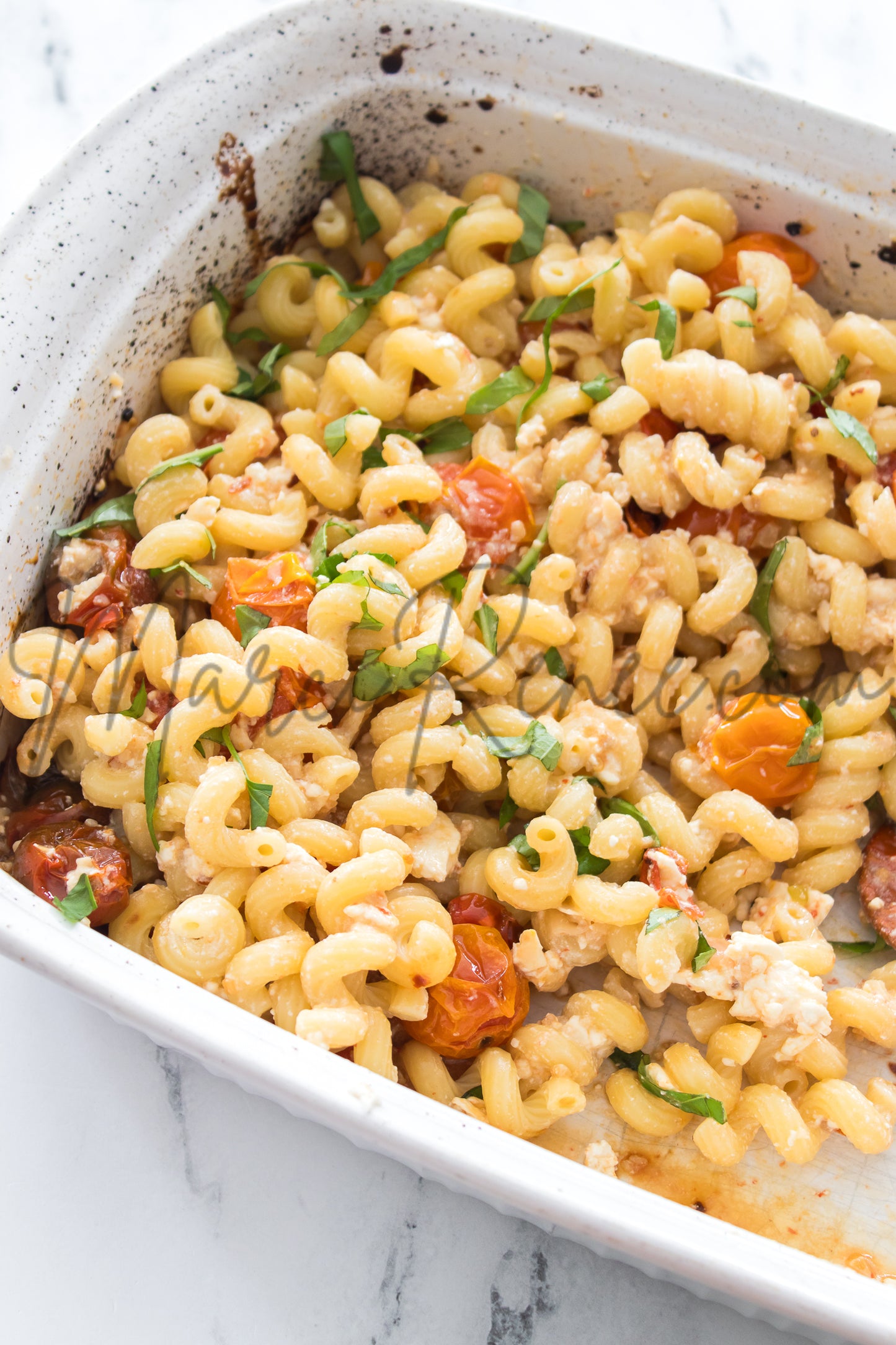 Exclusive: Roasted Cherry Tomato and Feta Pasta