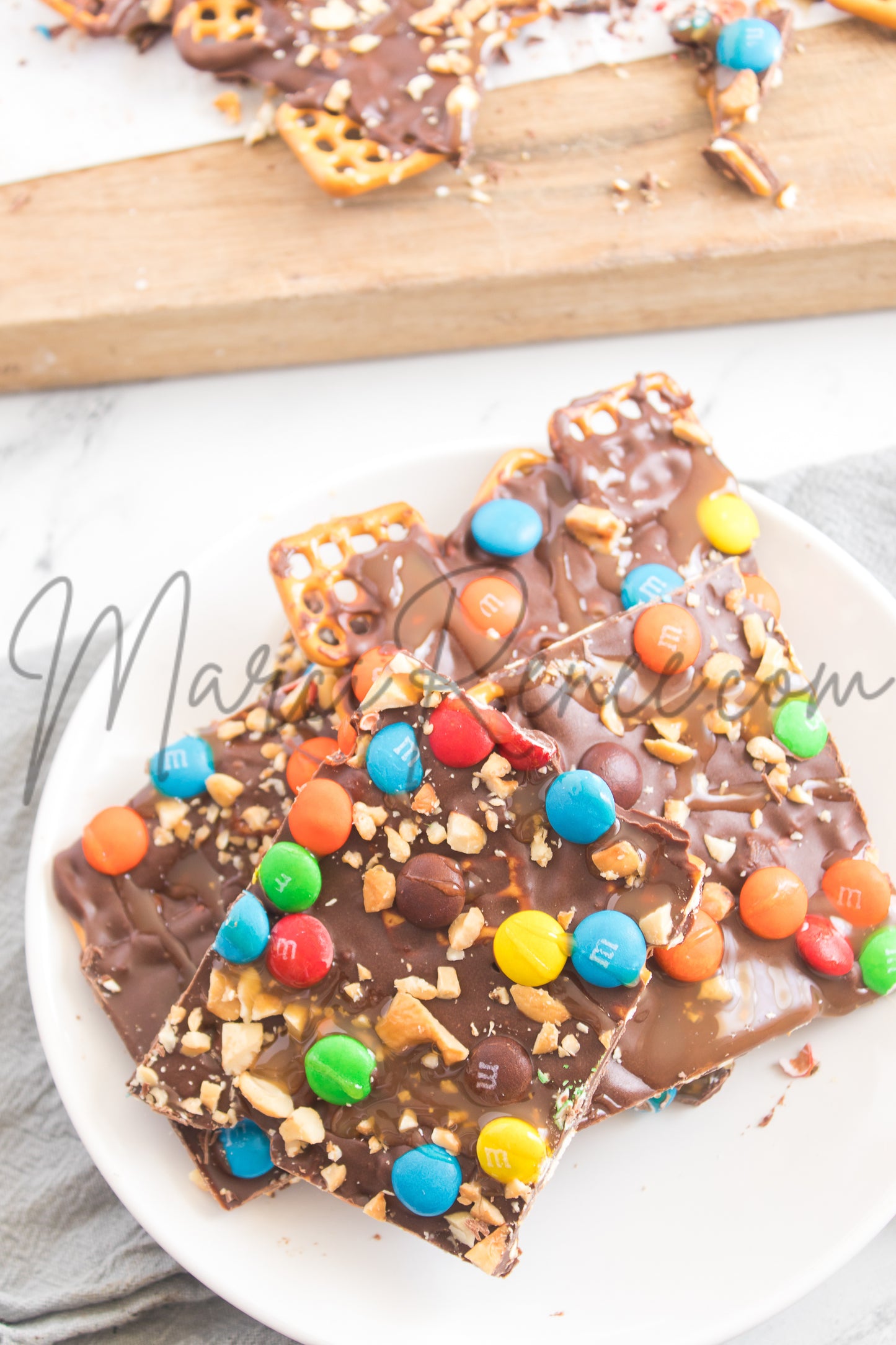 Chocolate Caramel Pretzel Bark (PLR)